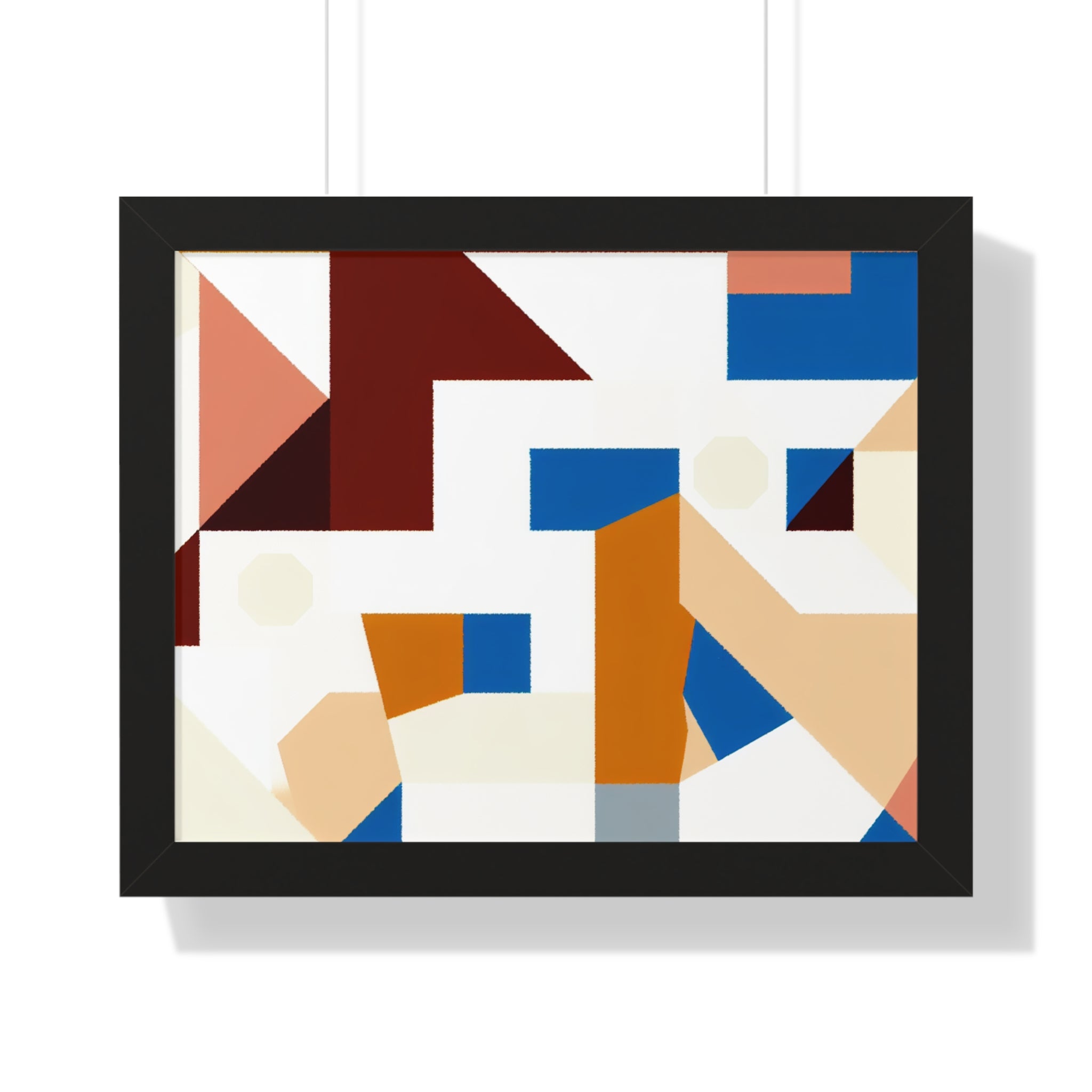 Rhythmic Fragments of Color | Framed Print