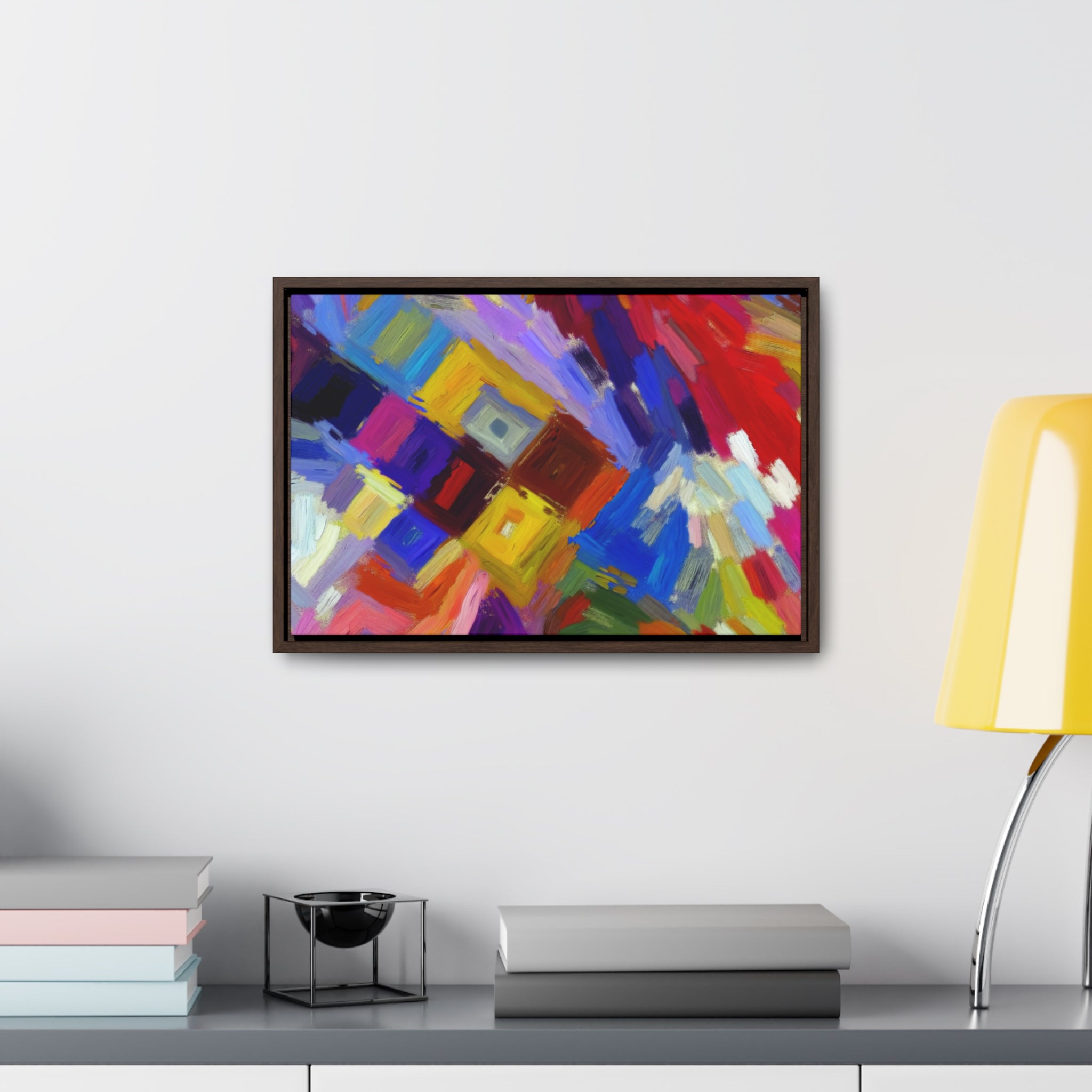 Chromatic Serenade | Framed Canvas