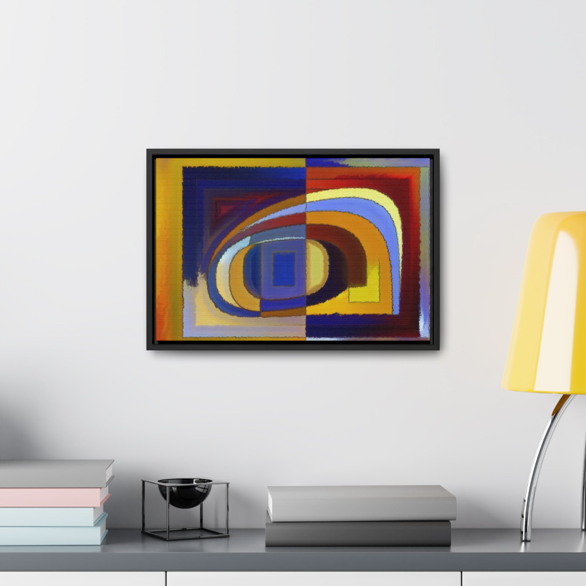 Chromatic Whispers and Dreams | Framed Canvas