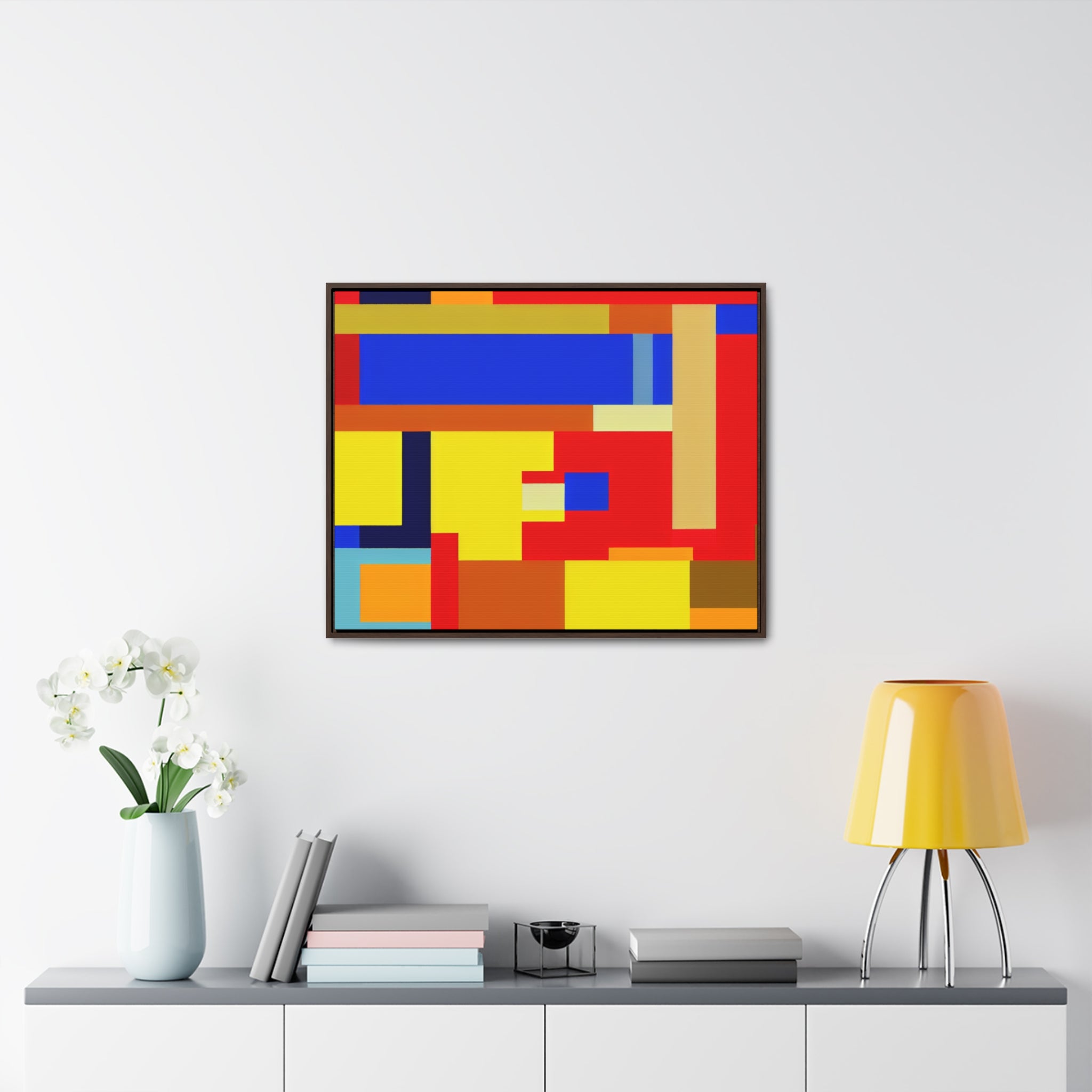 Vibrant Harmony Unleashed | Framed Canvas