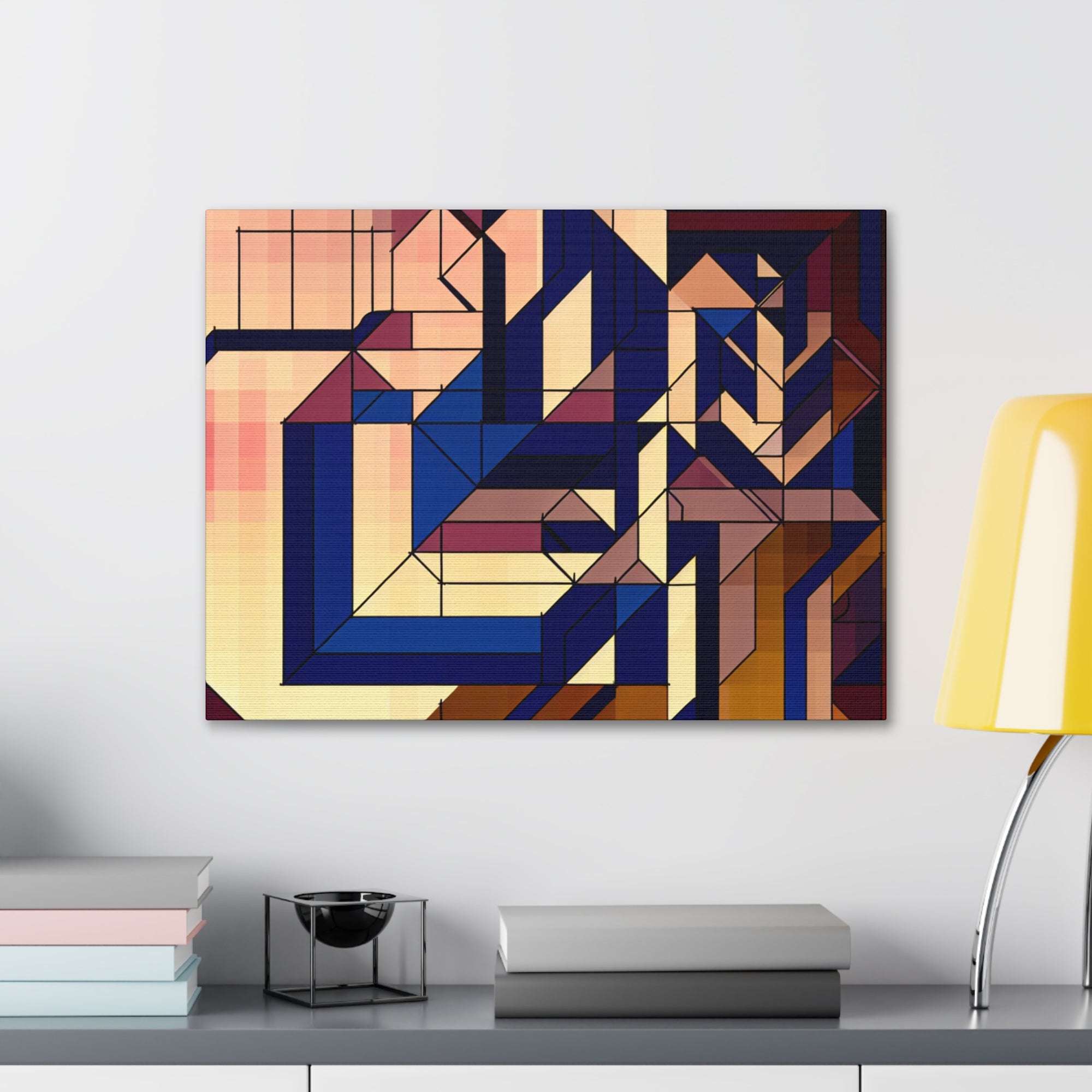 Fluid Geometry and Harmony | Canvas