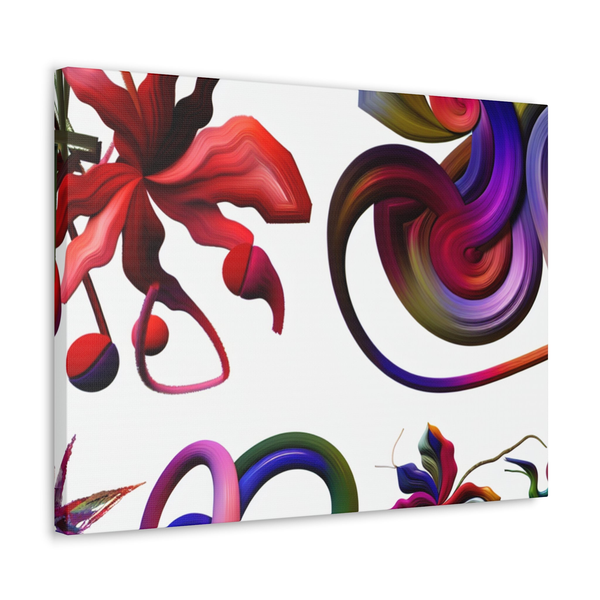 Botanical Whirl and Bloom | Canvas