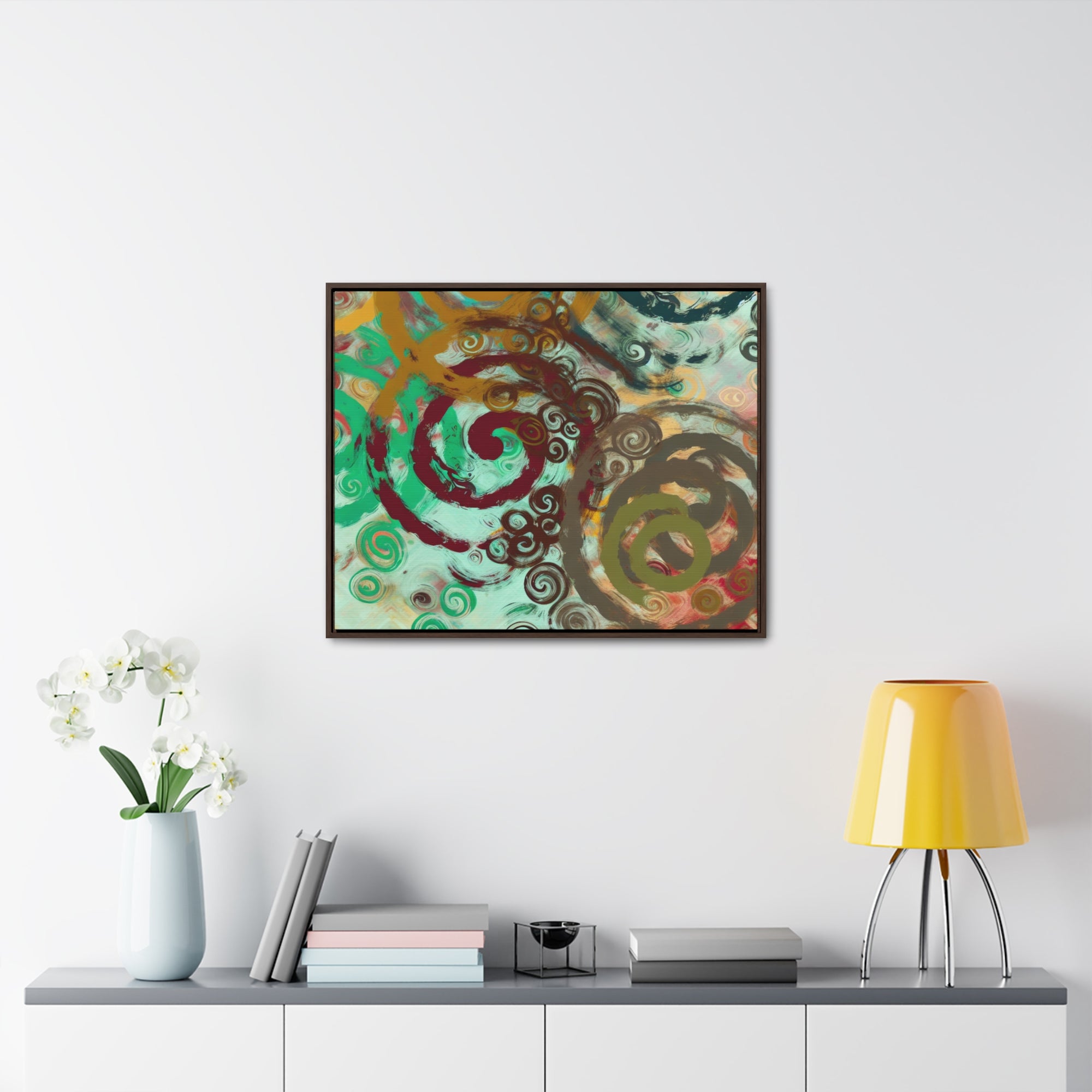 Dance of Colors | Framed Canvas