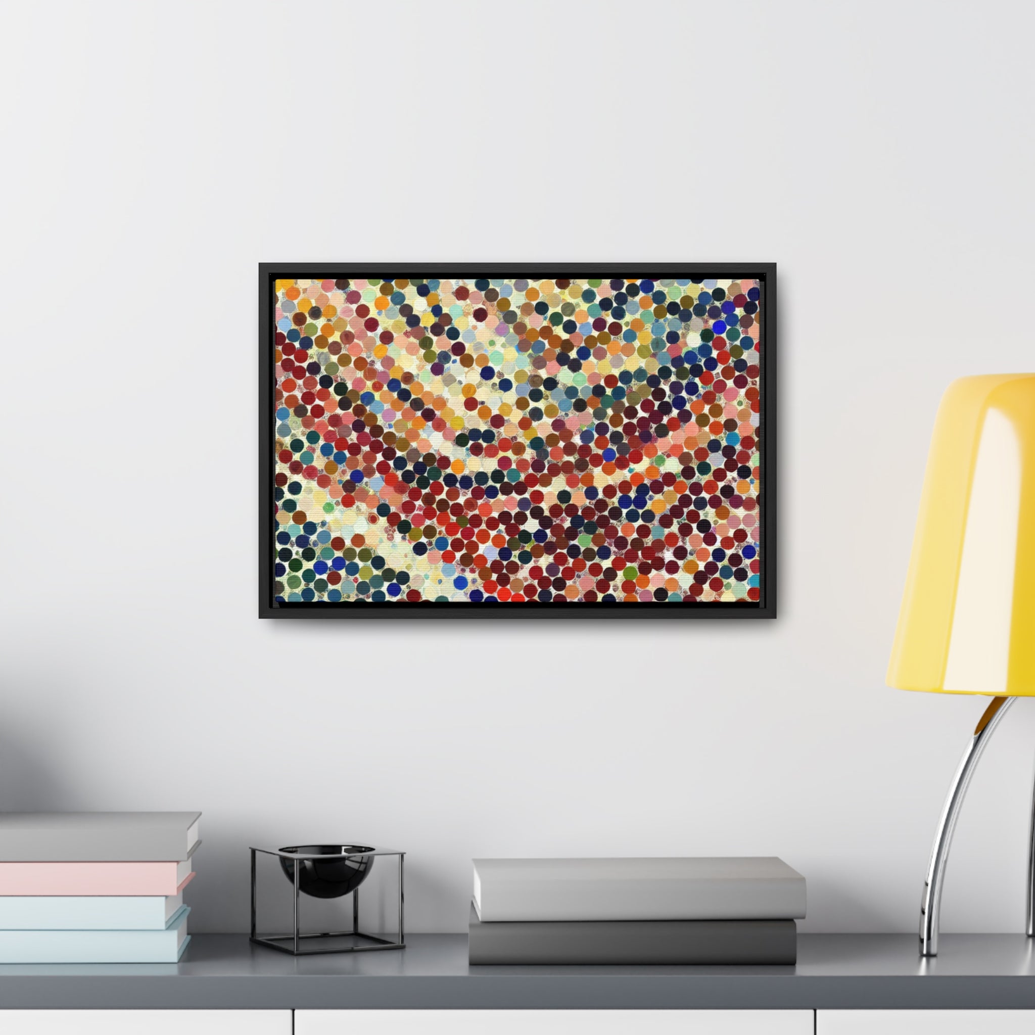 Waves of Colorful Whispers | Framed Canvas