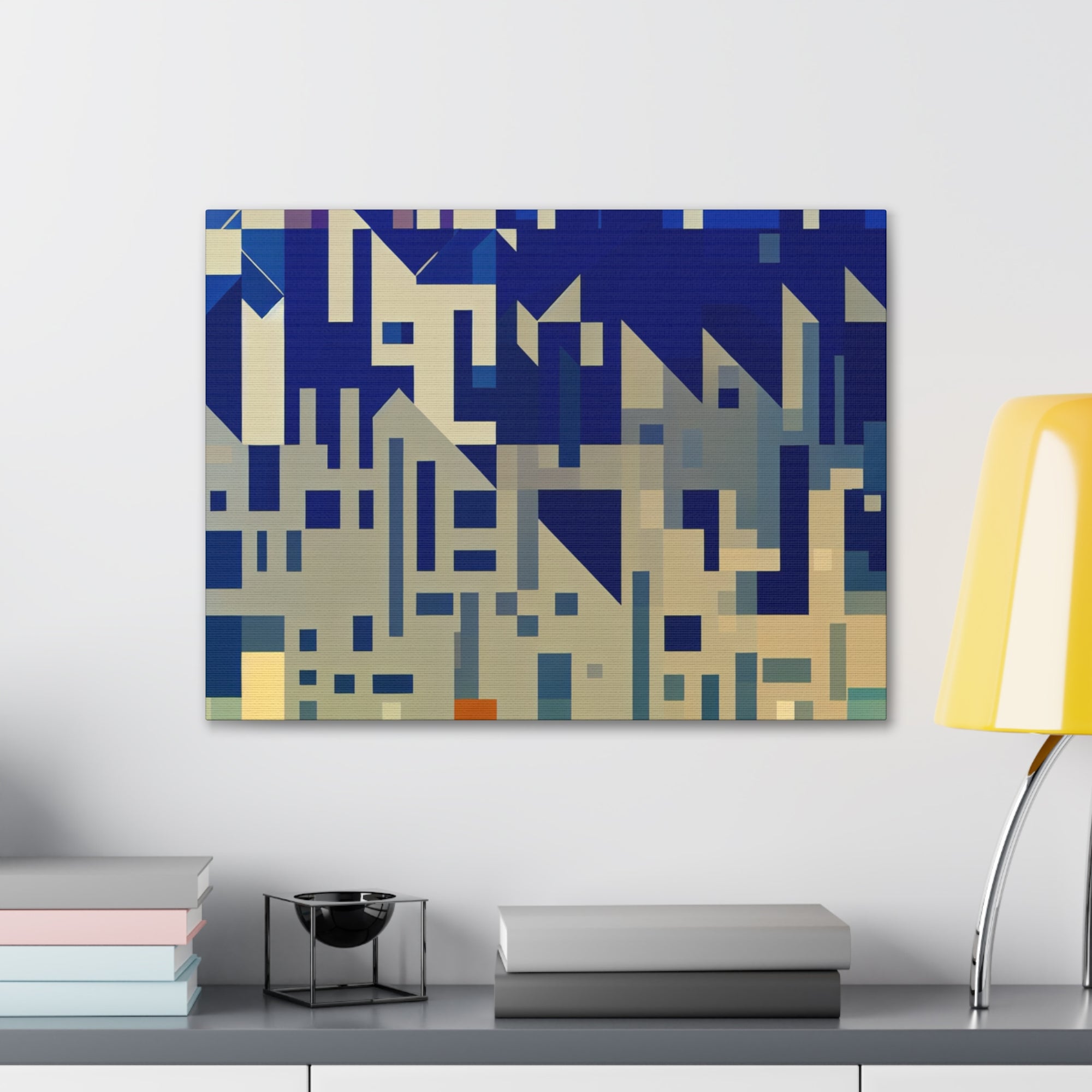 Urban Echoes and Silhouettes | Canvas