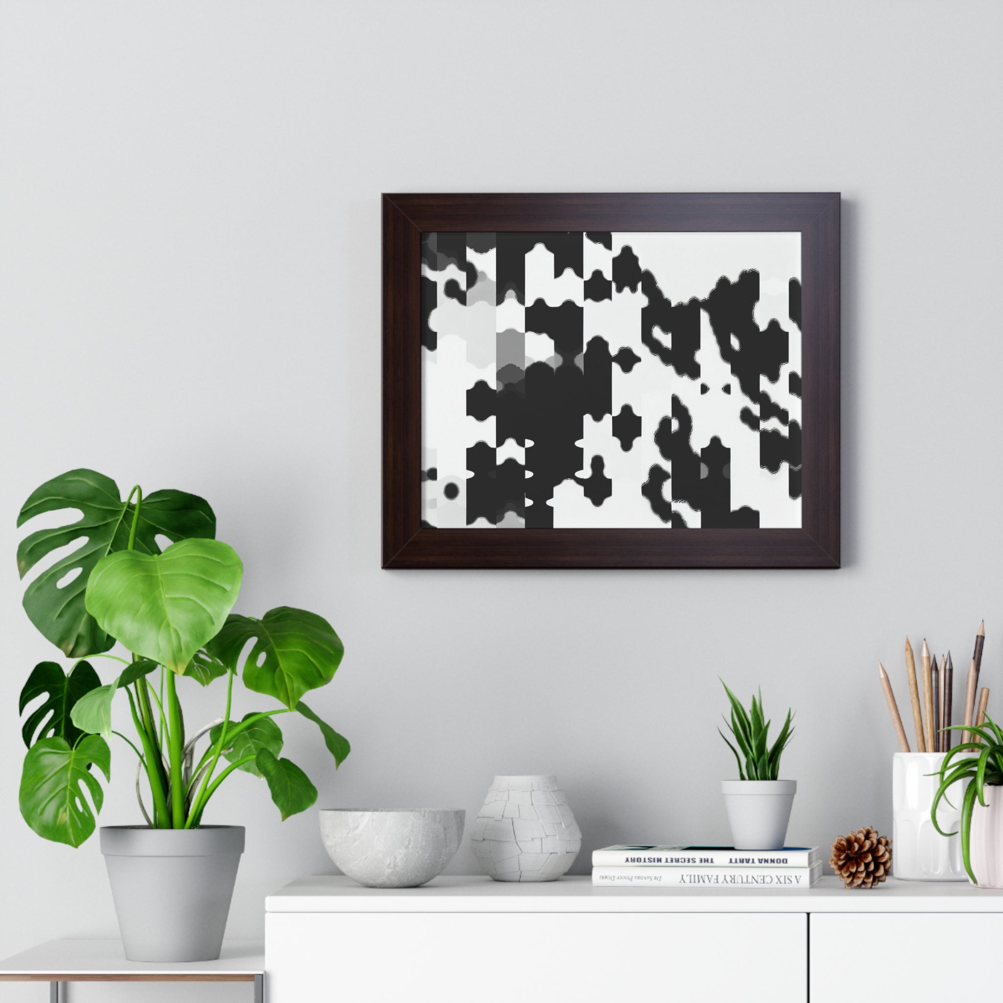 Tension in Monochrome | Framed Print