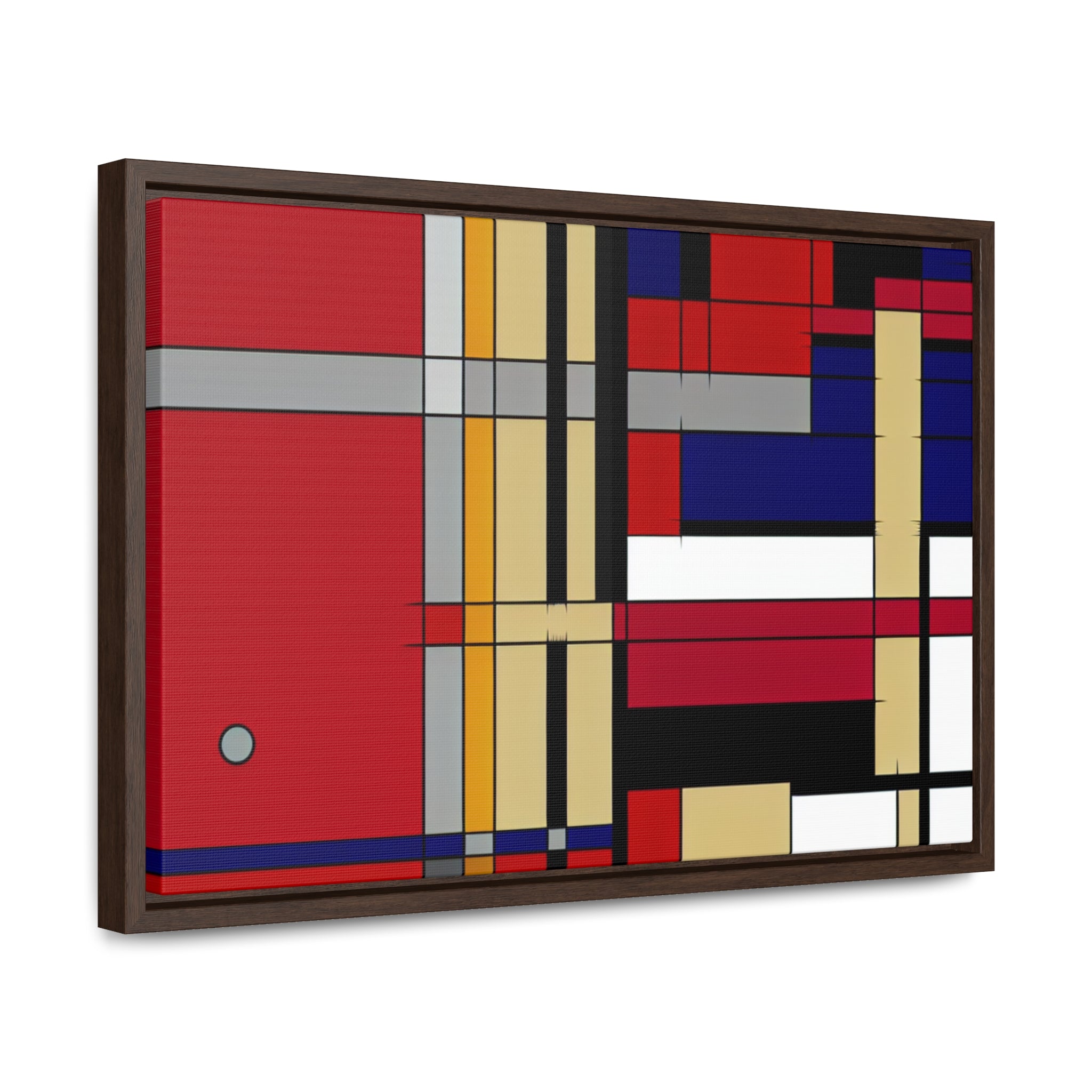 Dynamic Harmony of Shapes | Framed Canvas