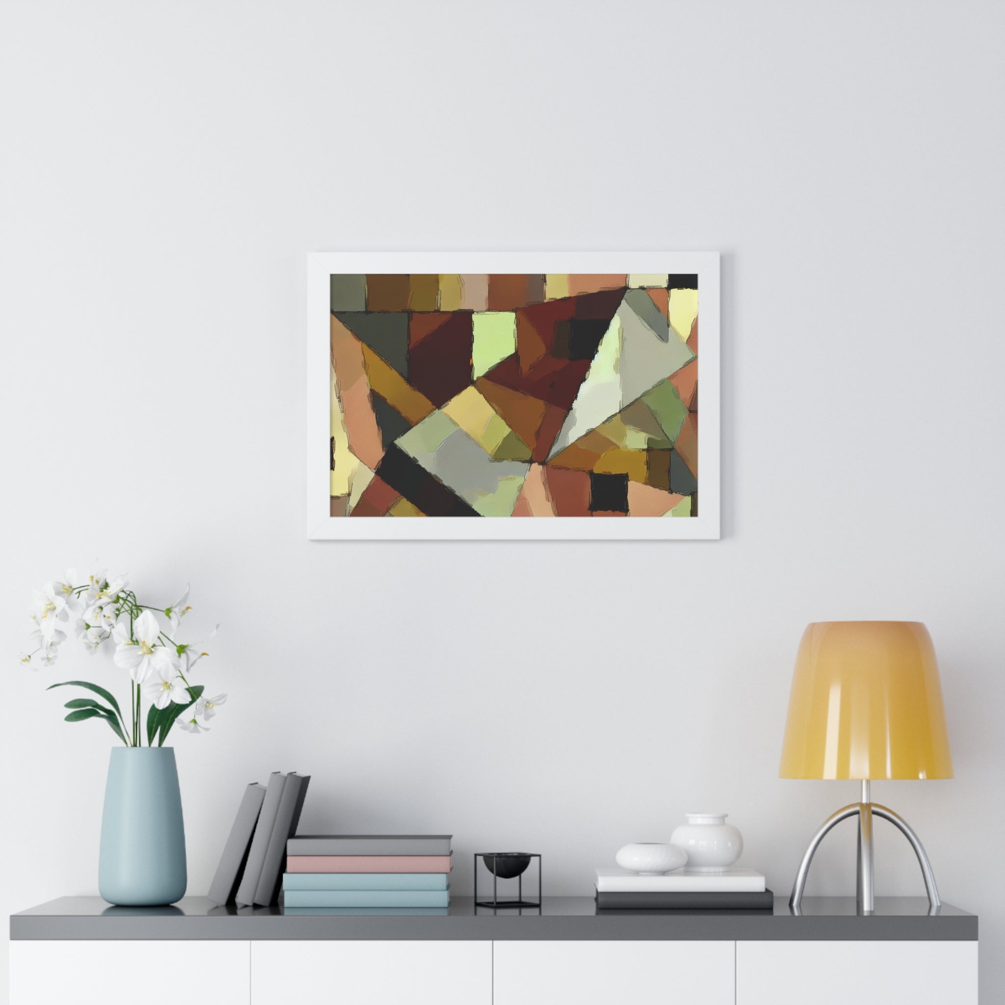 Fractured Earth and Rhythm | Framed Print