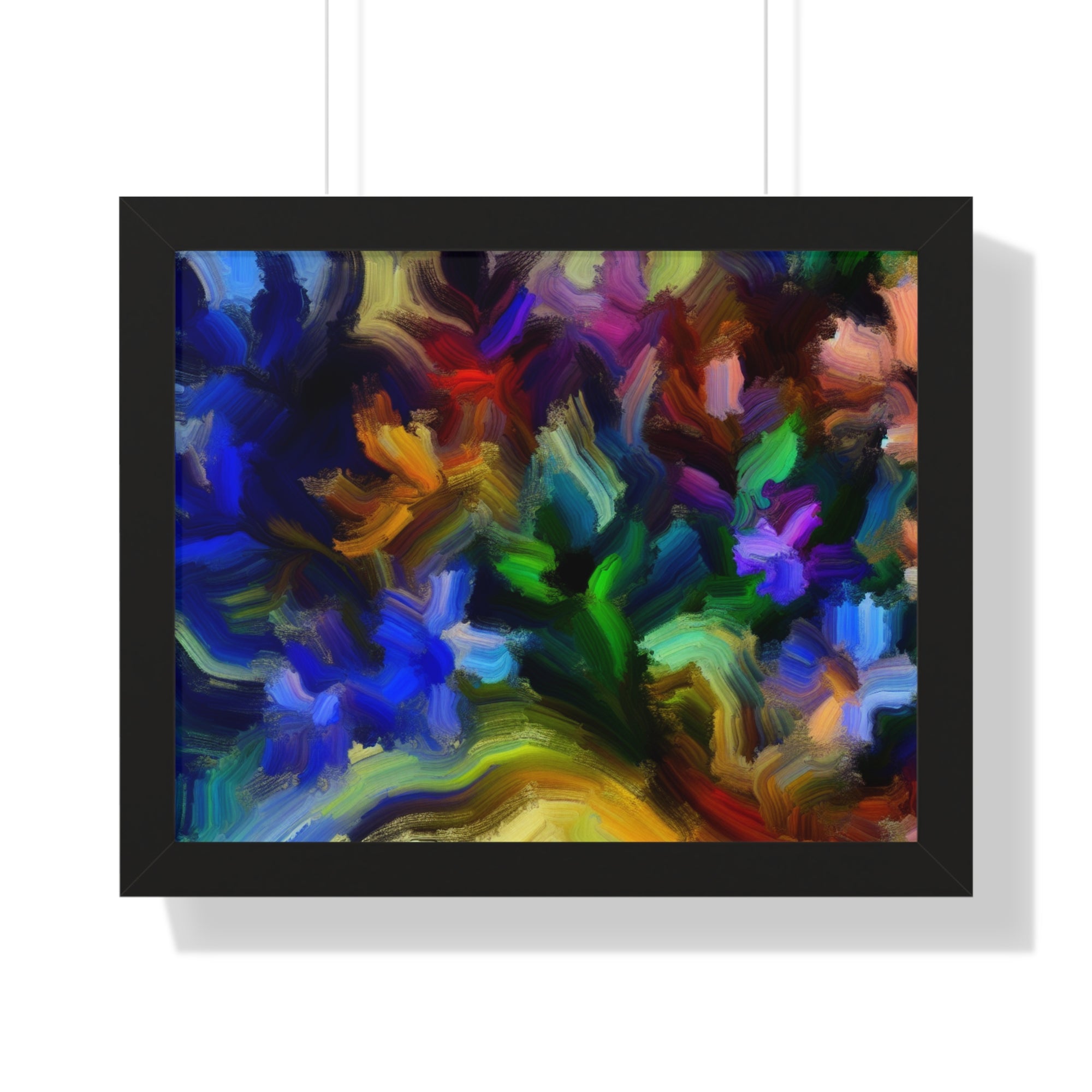 Vibrant Whispers of Flora | Framed Print