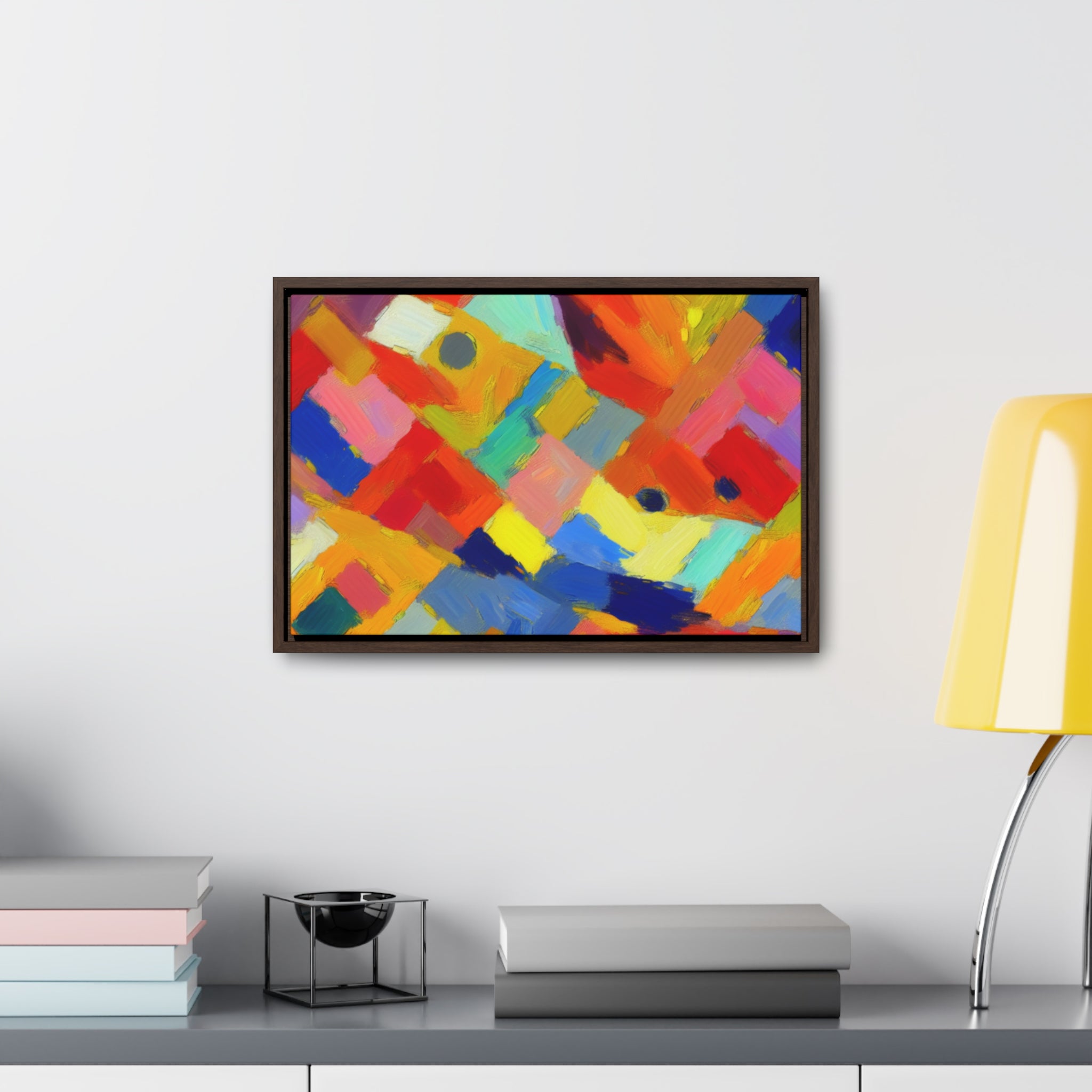 Dynamic Harmony in Color | Framed Canvas