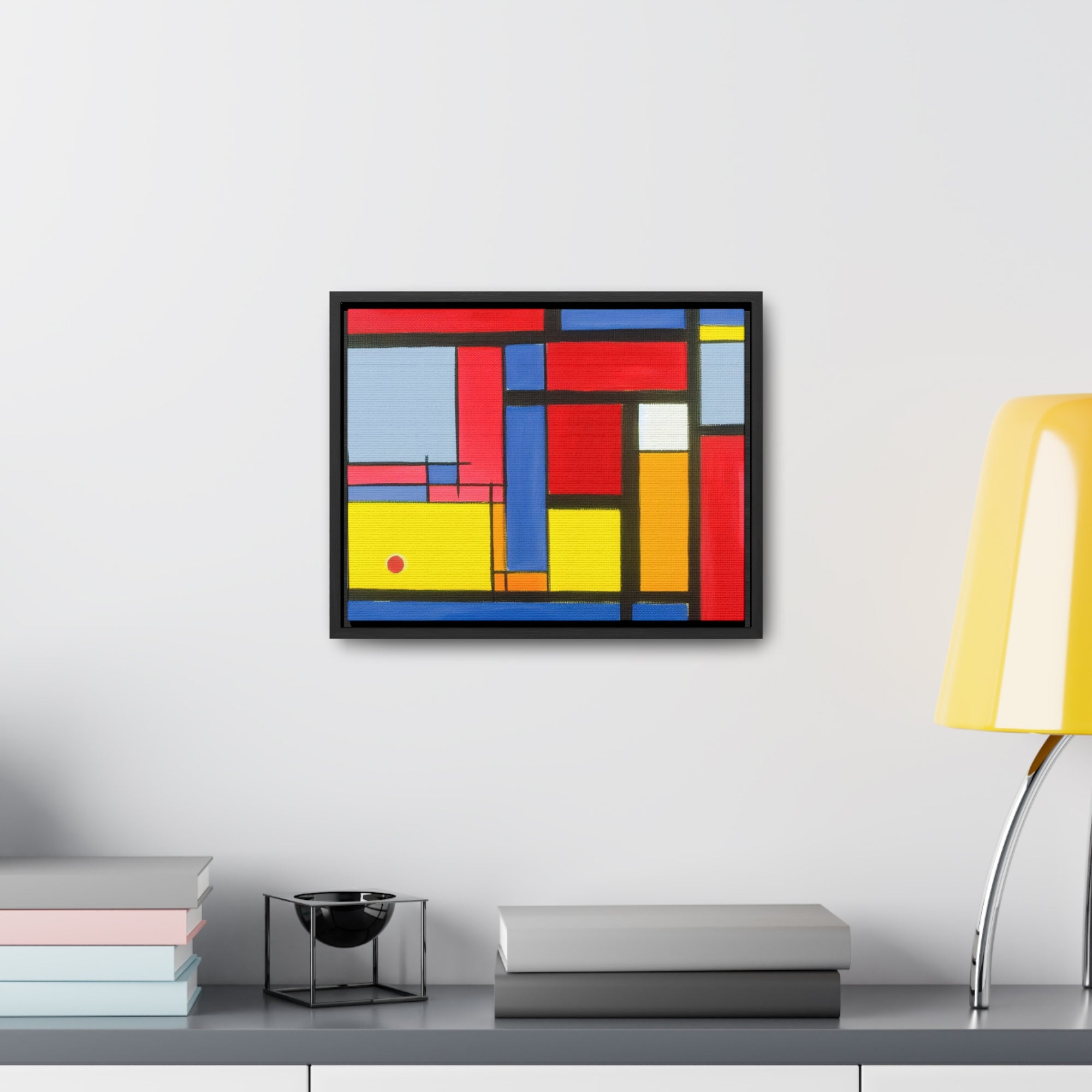 Primary Harmony and Tension | Framed Canvas