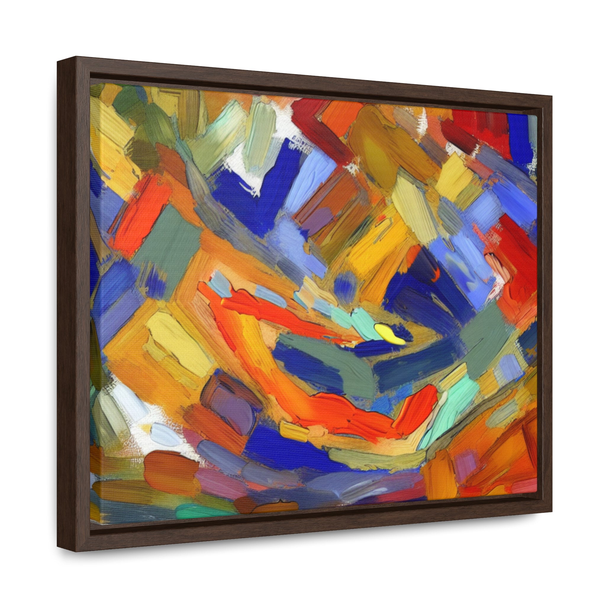 Kaleidoscopic Whirlwind | Framed Canvas