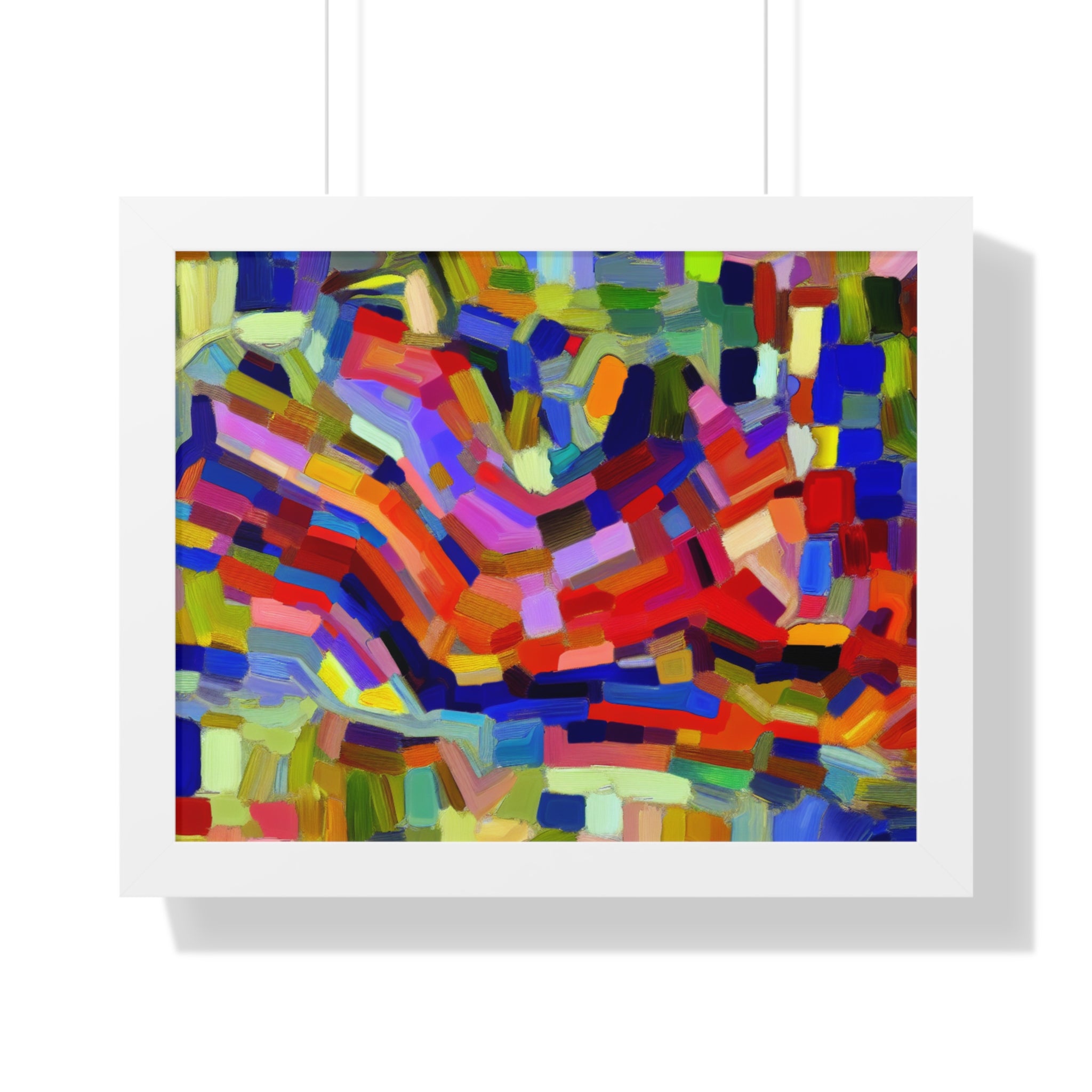 Vivid Echoes in Motion | Framed Print