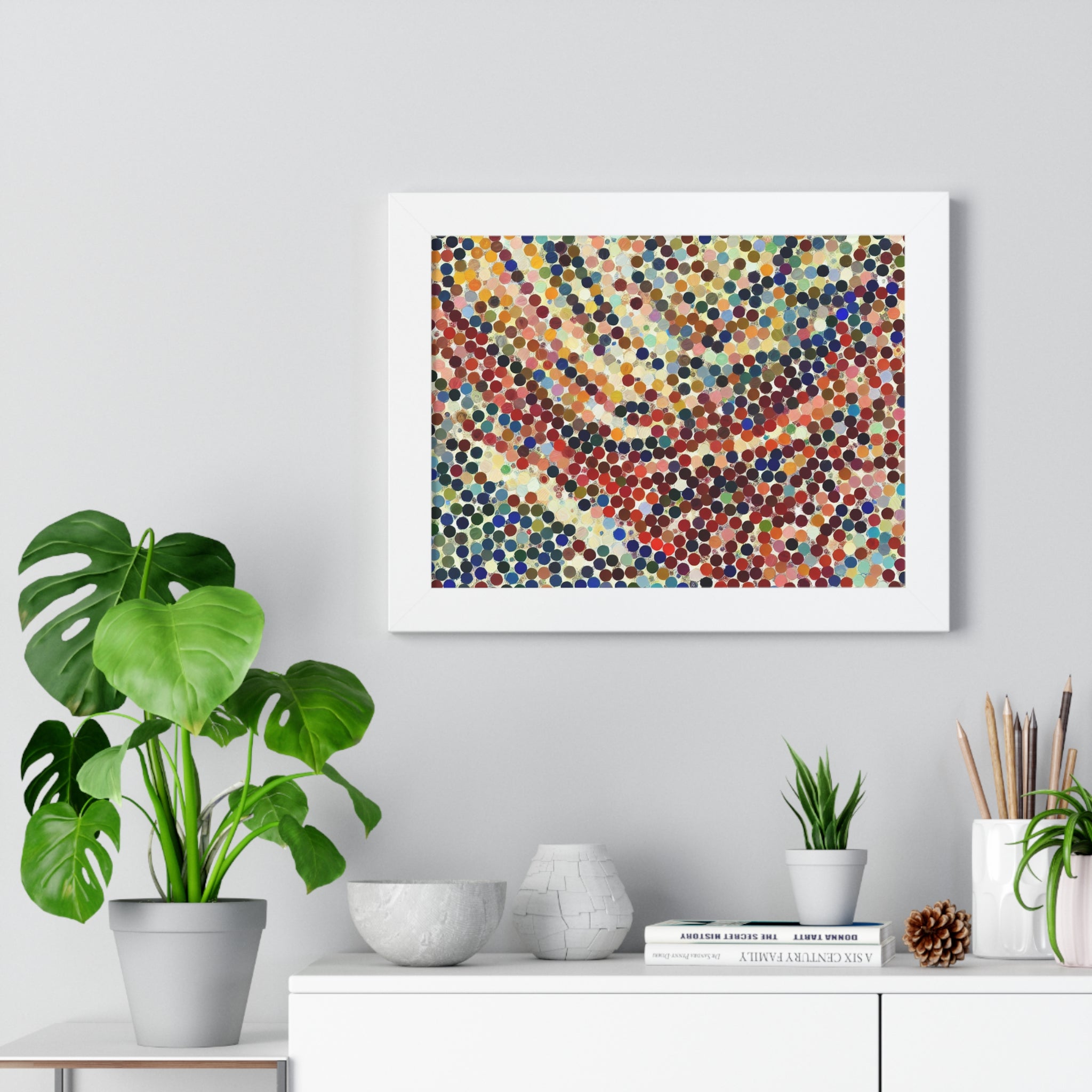 Waves of Colorful Whispers | Framed Print