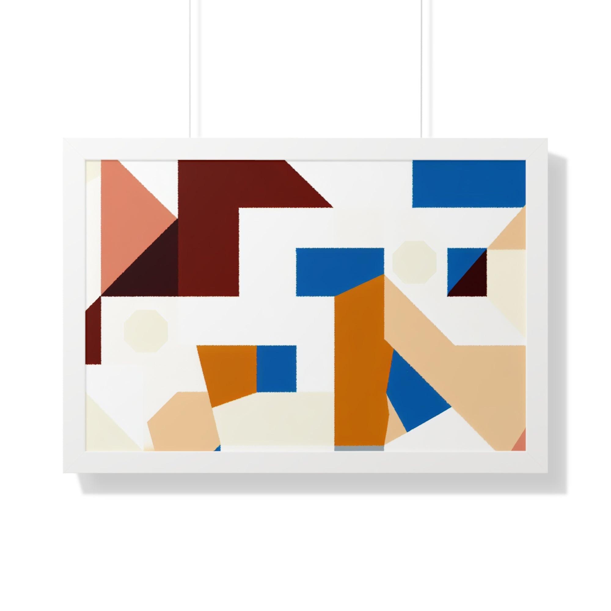 Rhythmic Fragments of Color | Framed Print