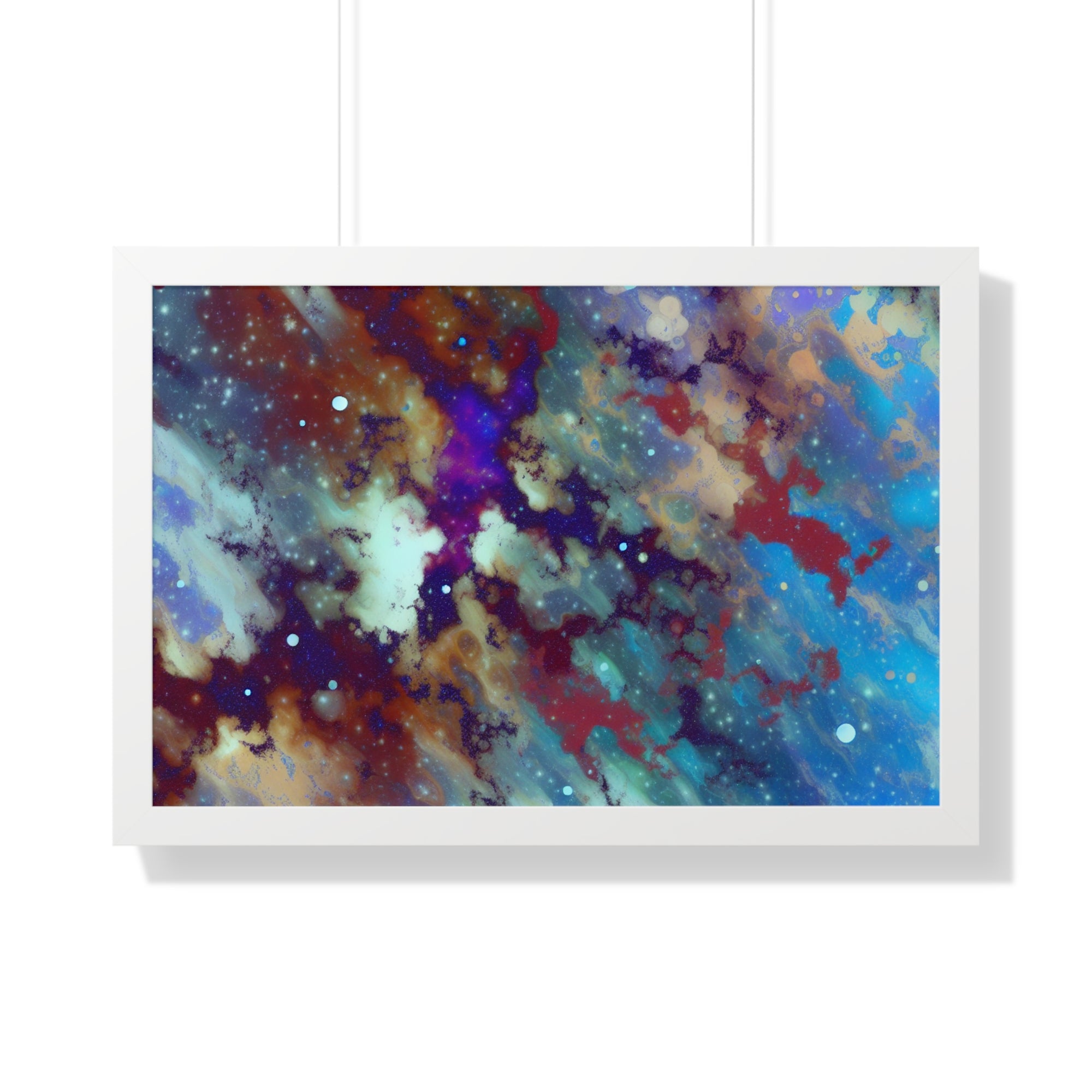 Stellar Whispers and Cosmic Dreams | Framed Print