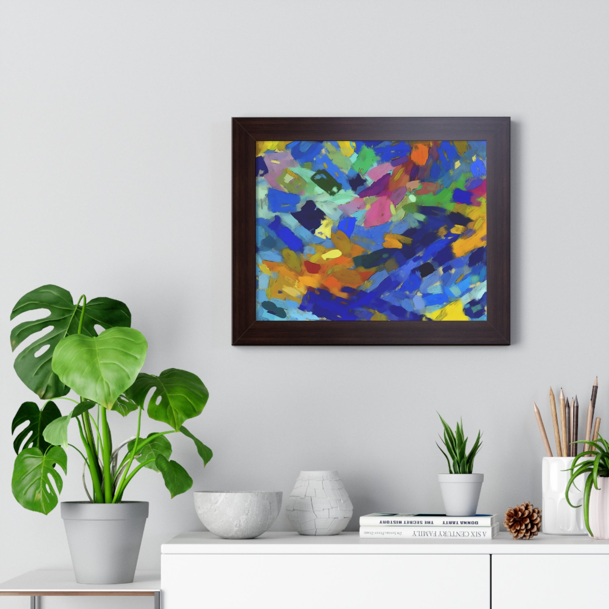 Elysian Whirl and Drift | Framed Print