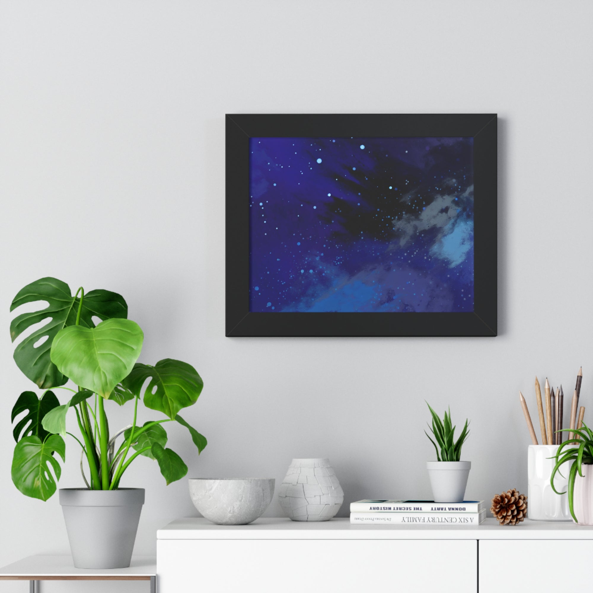 Ethereal Celestial Whirlwind | Framed Print