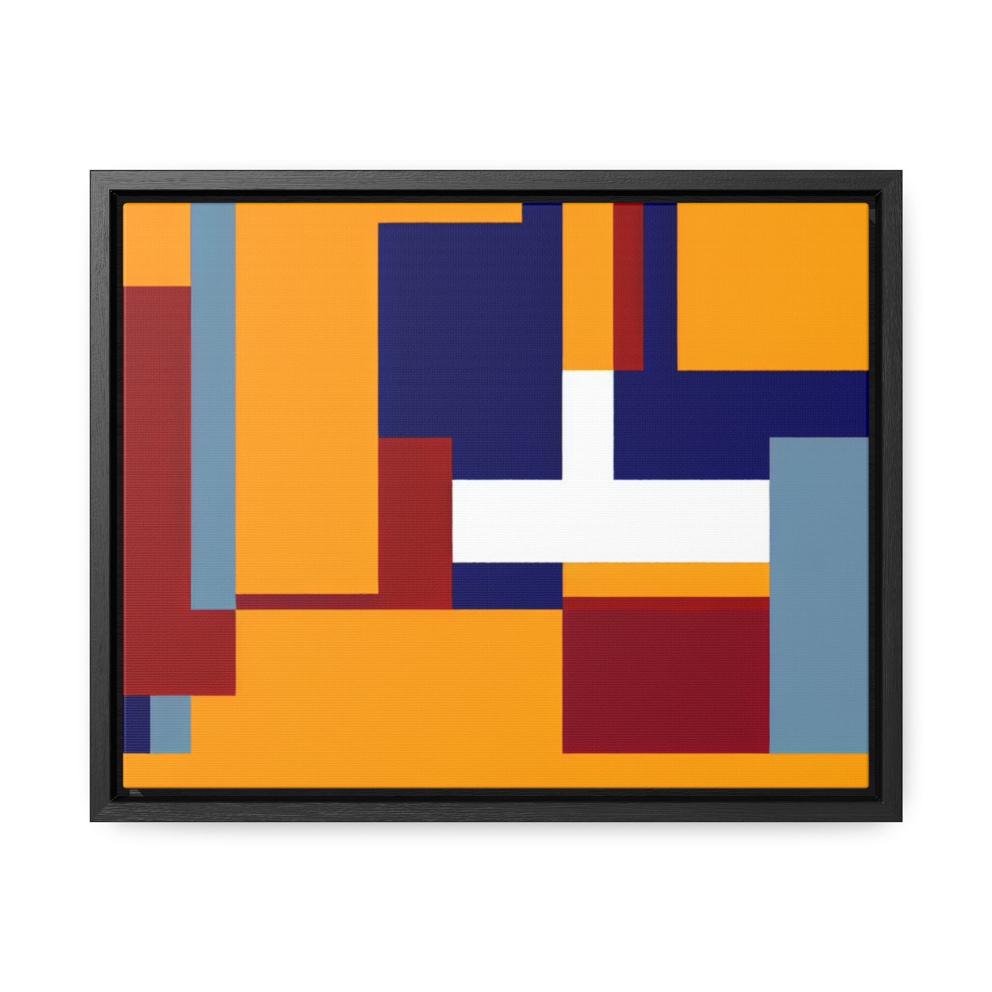 Harmony in Geometry | Framed Canvas