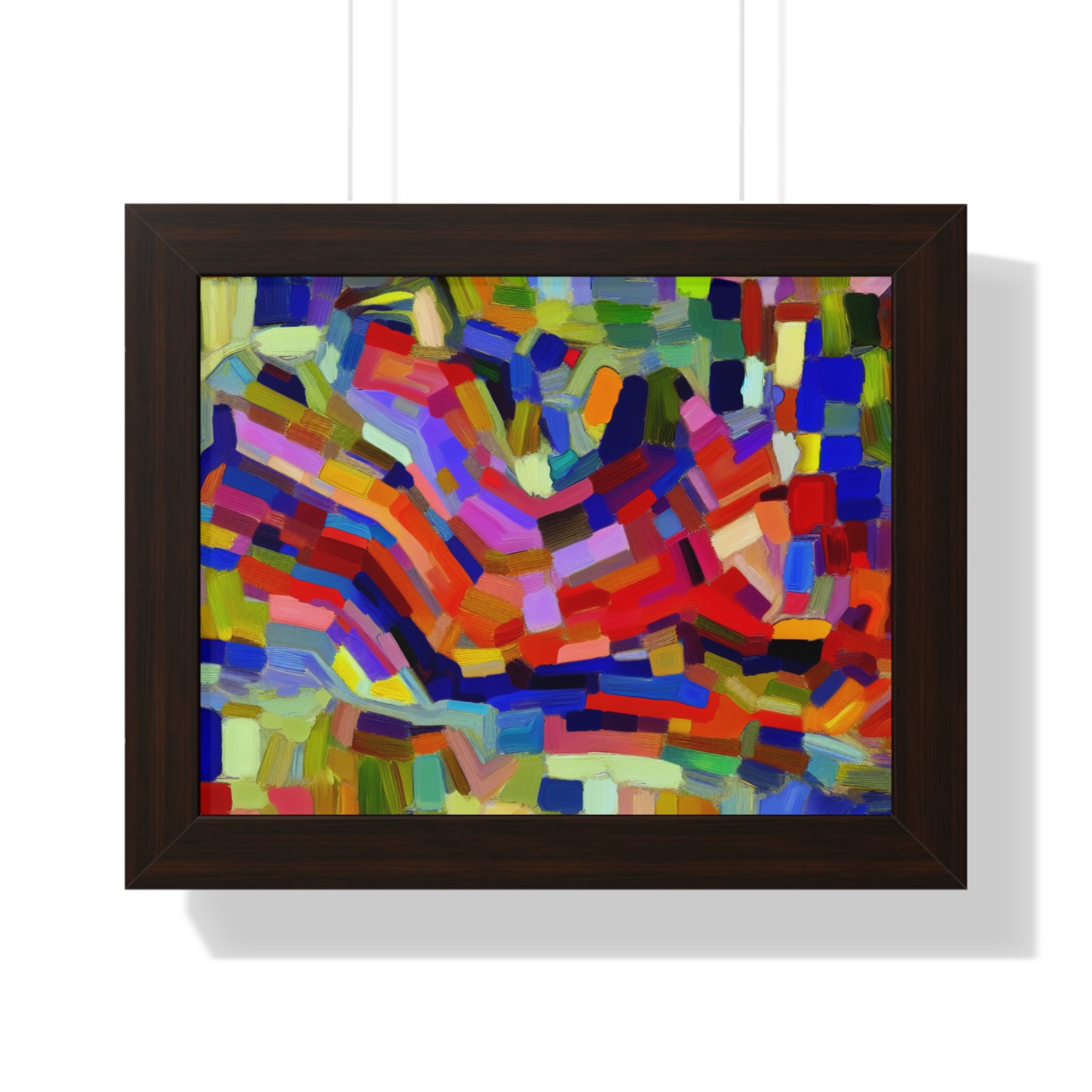 Vivid Echoes in Motion | Framed Print