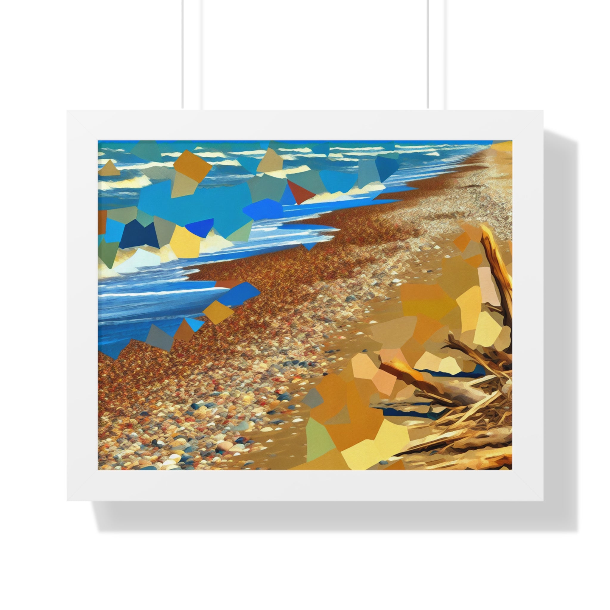 Tidal Whispers and Sunlight | Framed Print