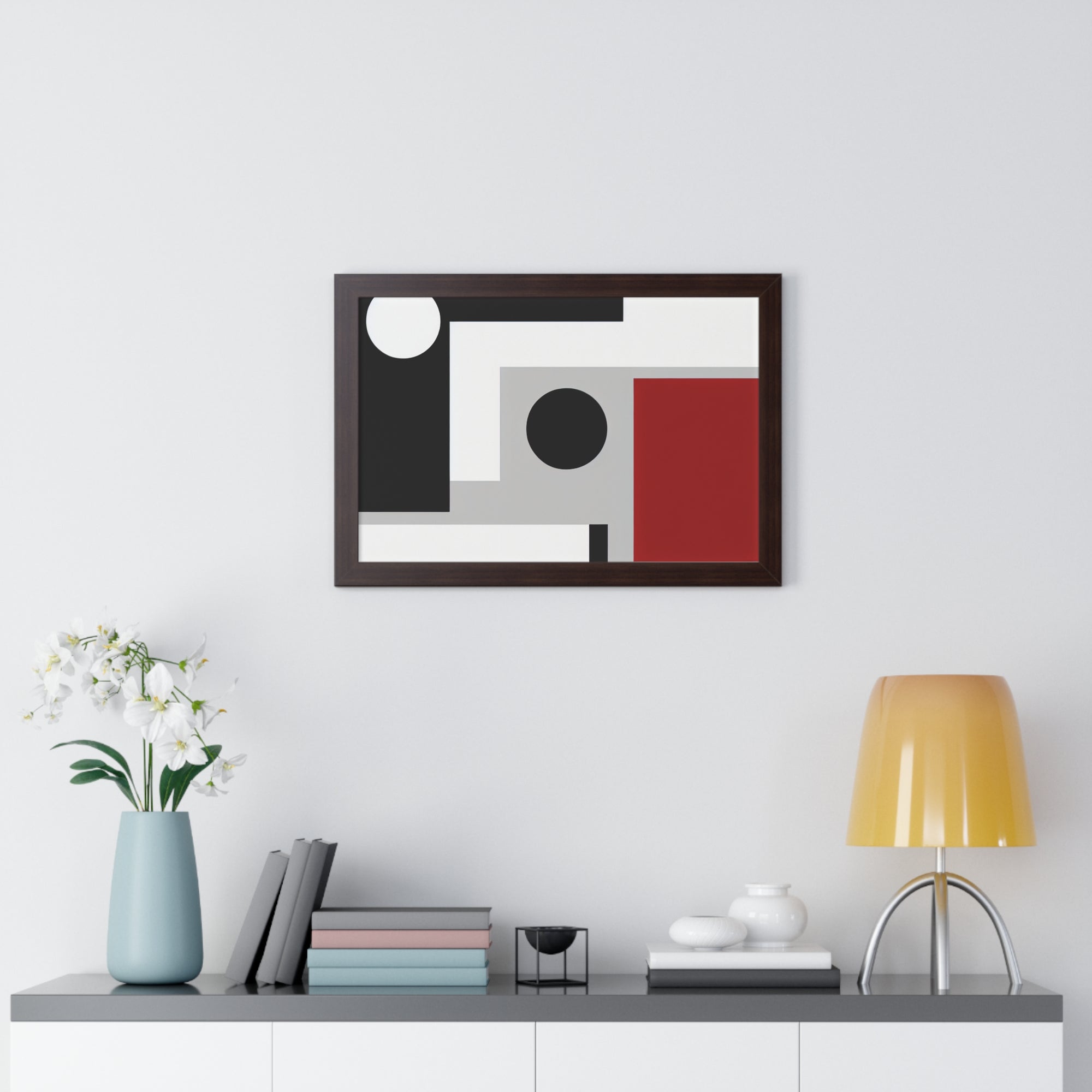 Geometric Reverie and Contrast | Framed Print