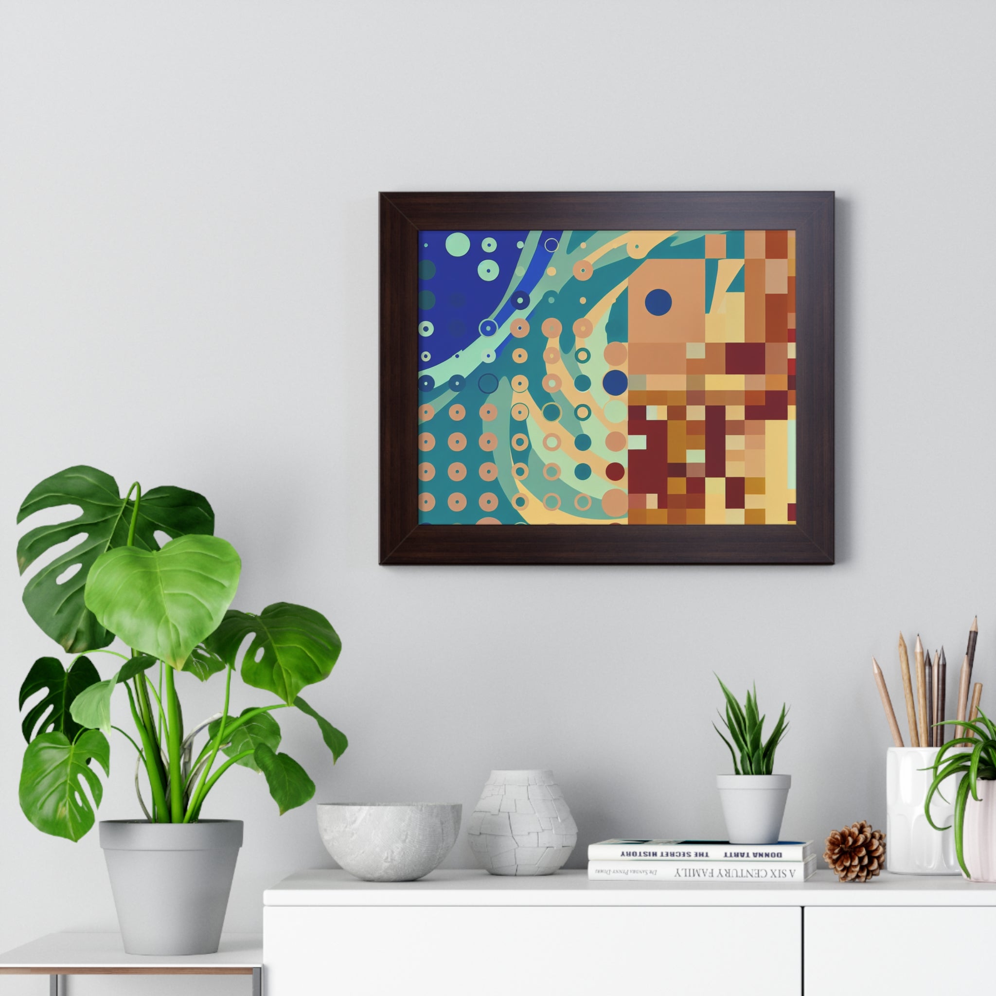 Whirlwind of Colors | Framed Print