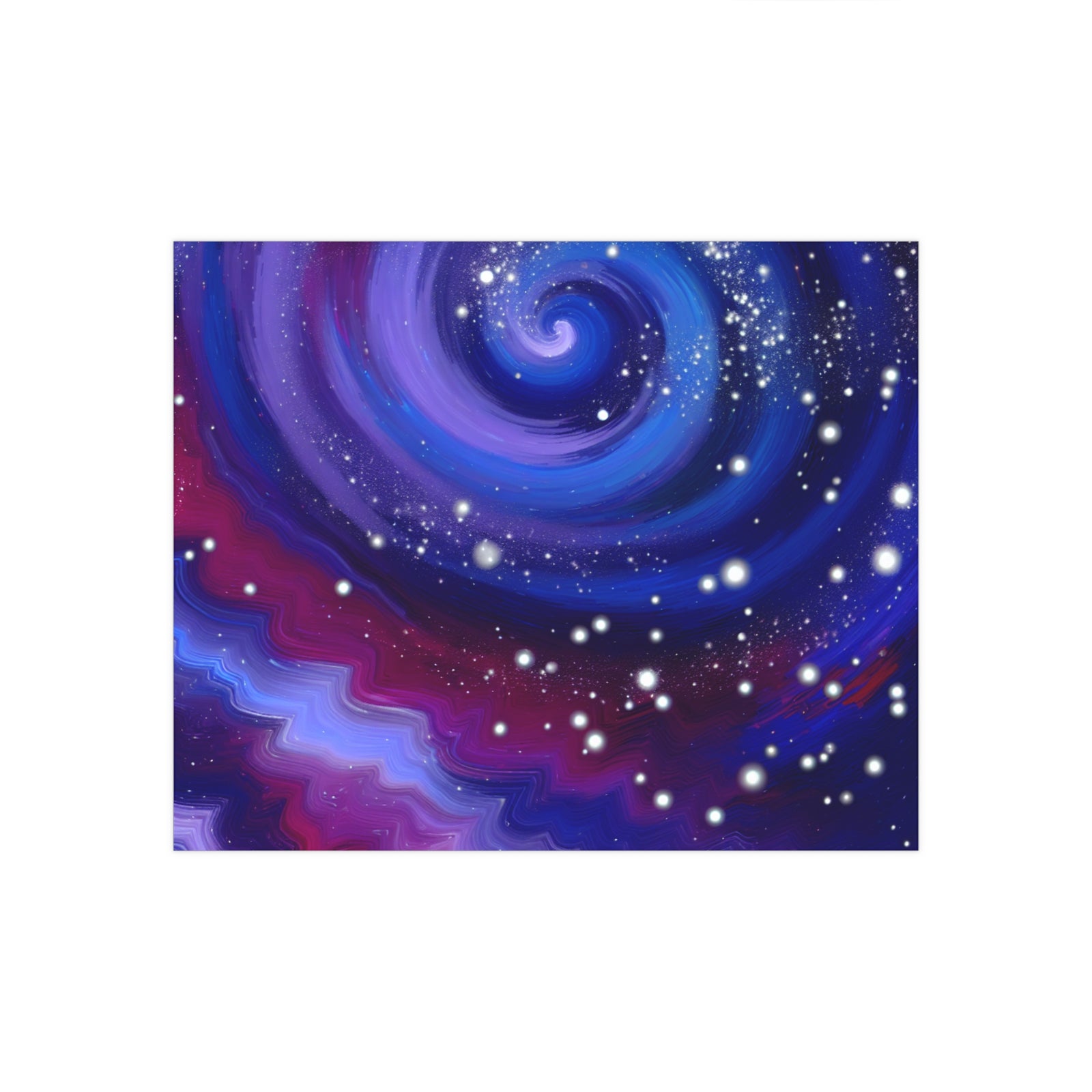 Celestial Whirlwind Dreams | Satin Print