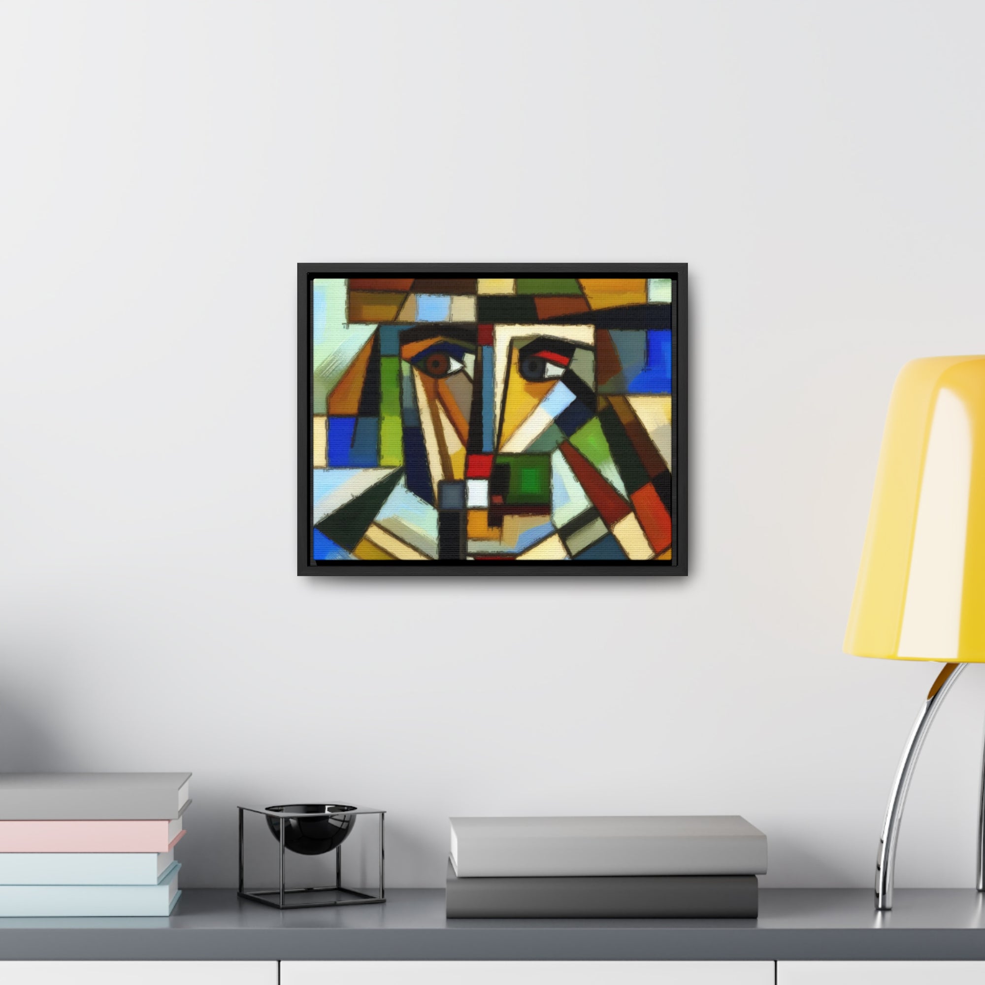 Shattered Reflections and Echoes | Framed Canvas