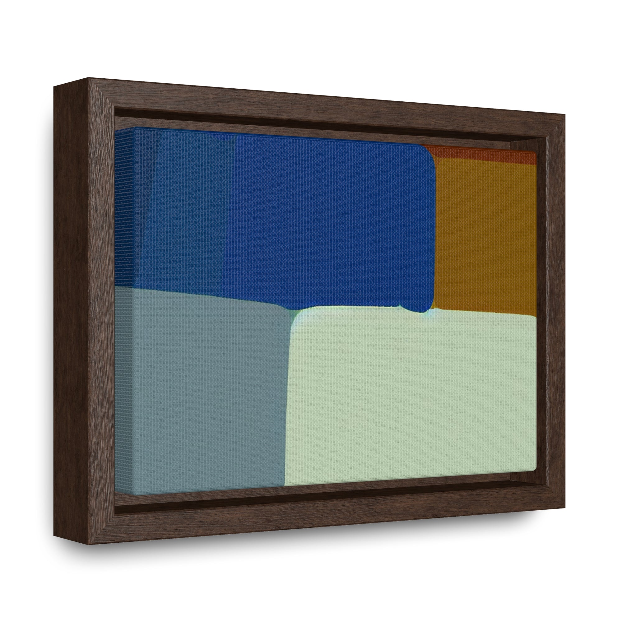 Fluid Harmony and Depth | Framed Canvas