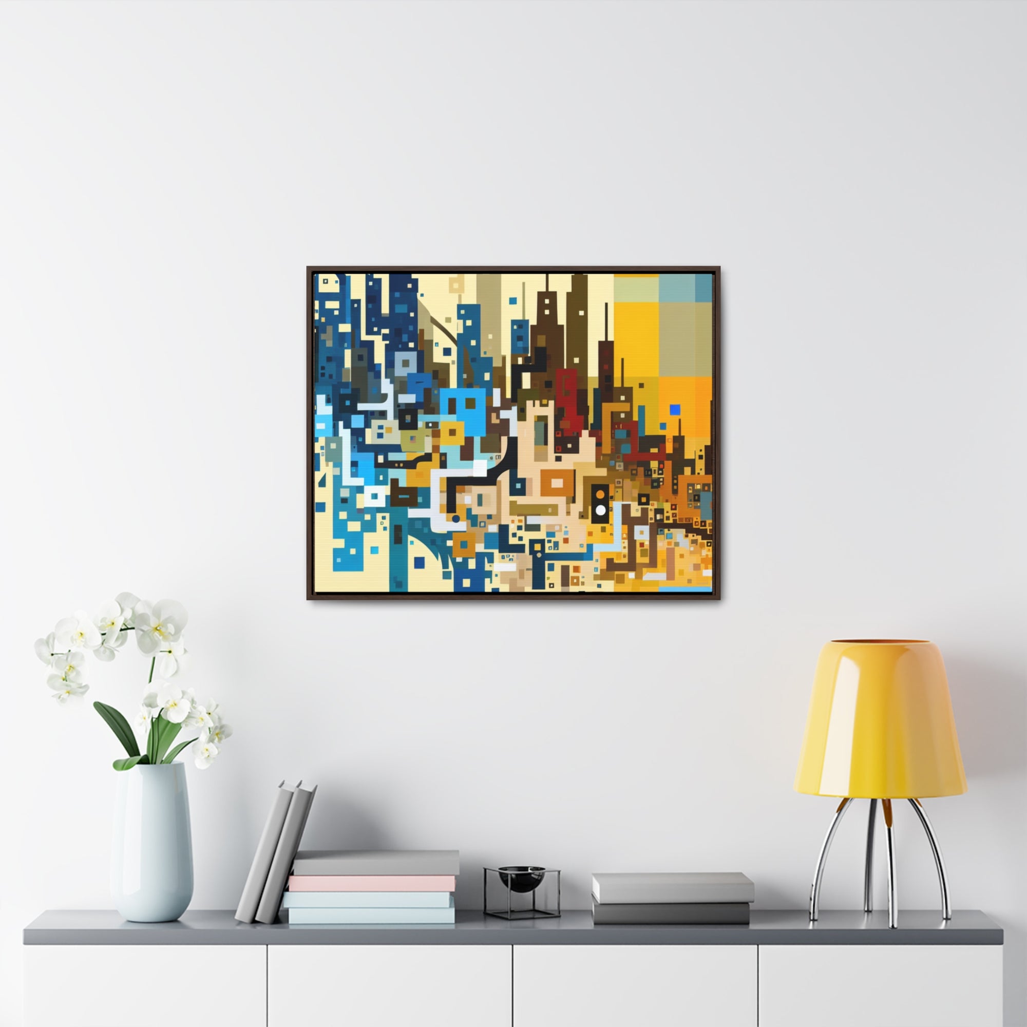 Metro Mirage | Framed Canvas