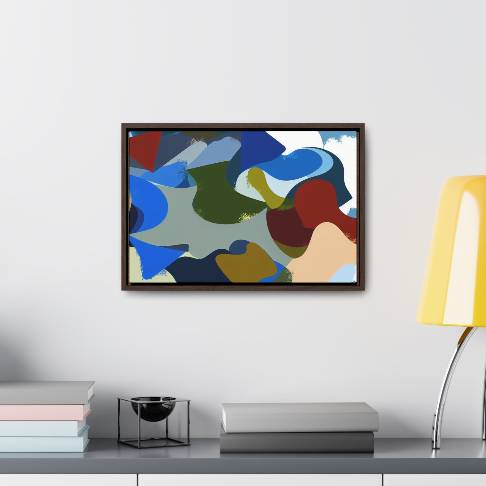 Elysian Echoes of Earth | Framed Canvas