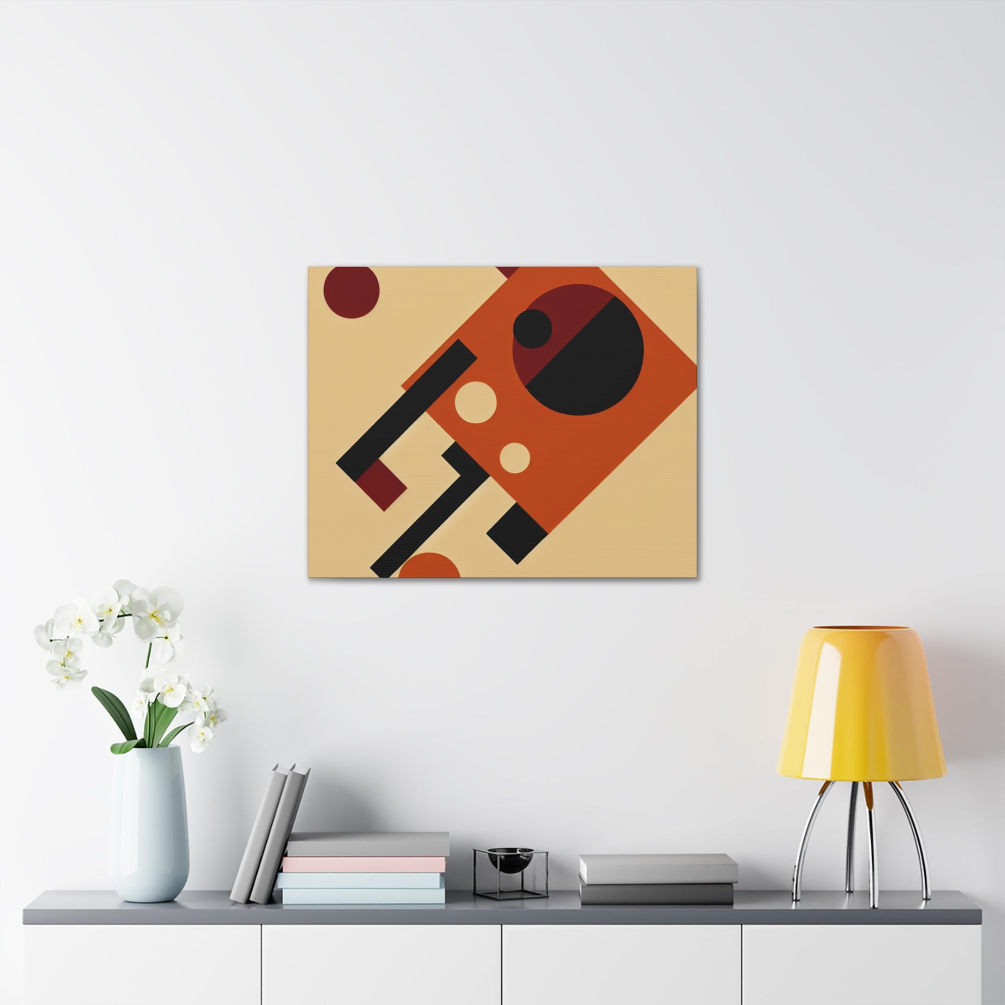 Fiery Harmony of Shapes | Canvas