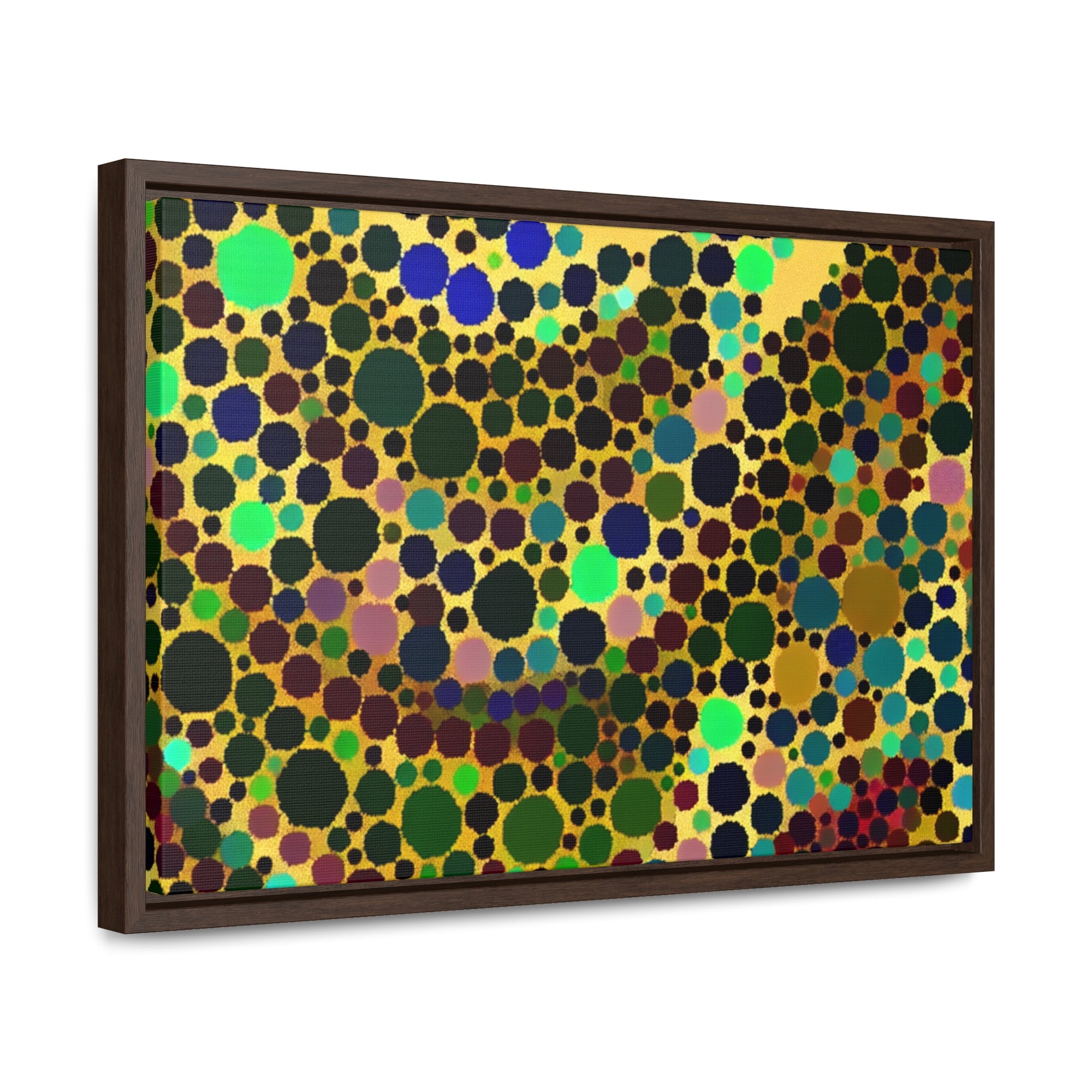 Circles of Cosmic Flow | Framed Canvas