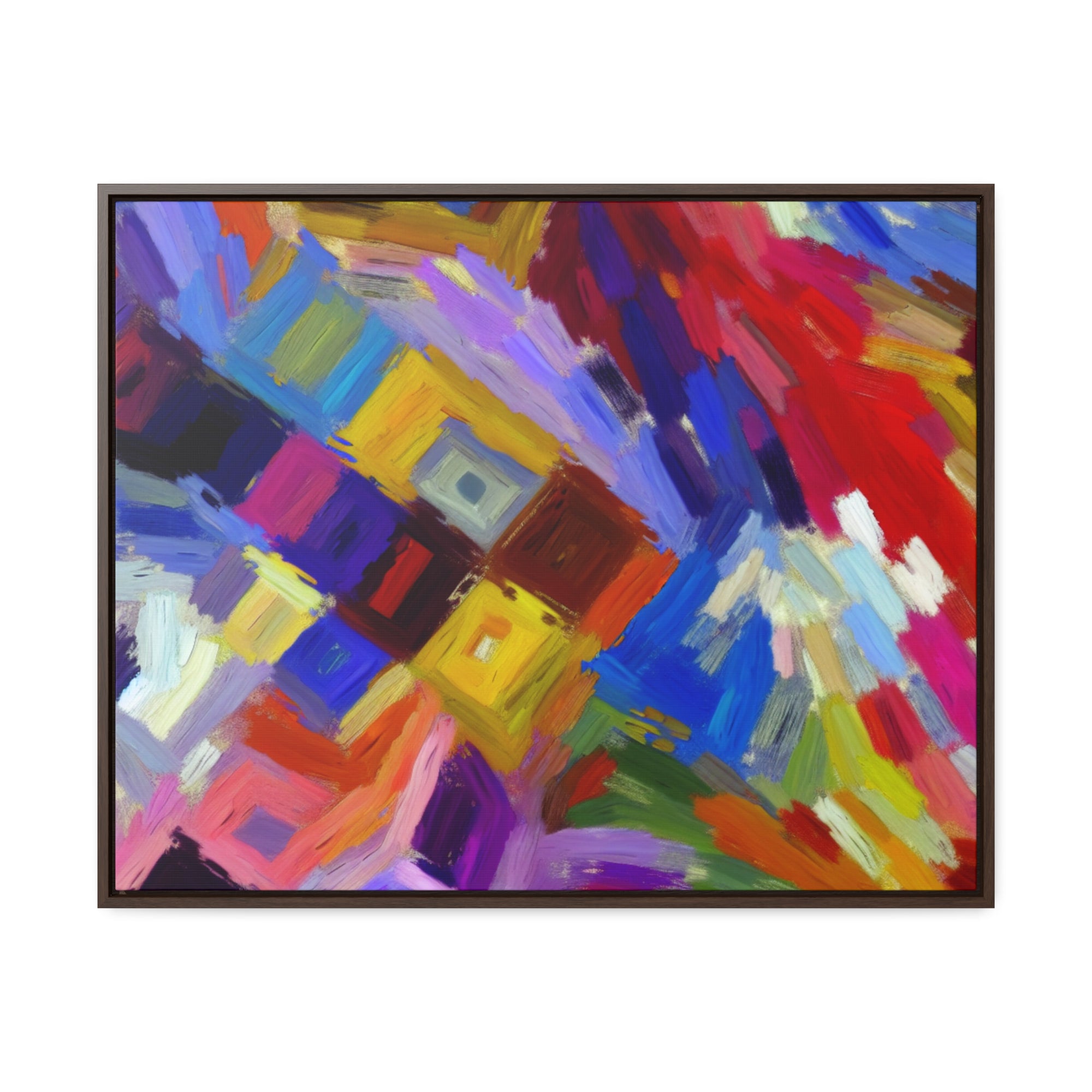 Chromatic Serenade | Framed Canvas