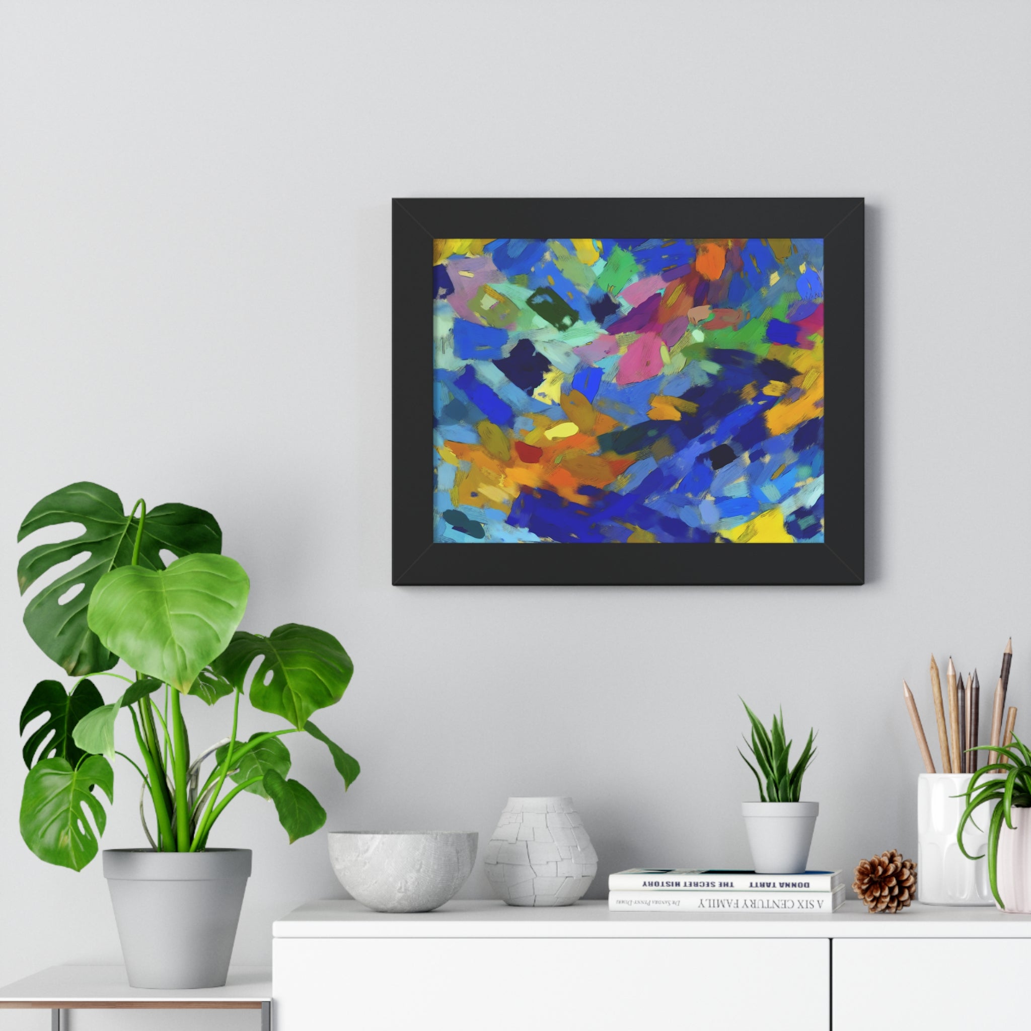 Elysian Whirl and Drift | Framed Print