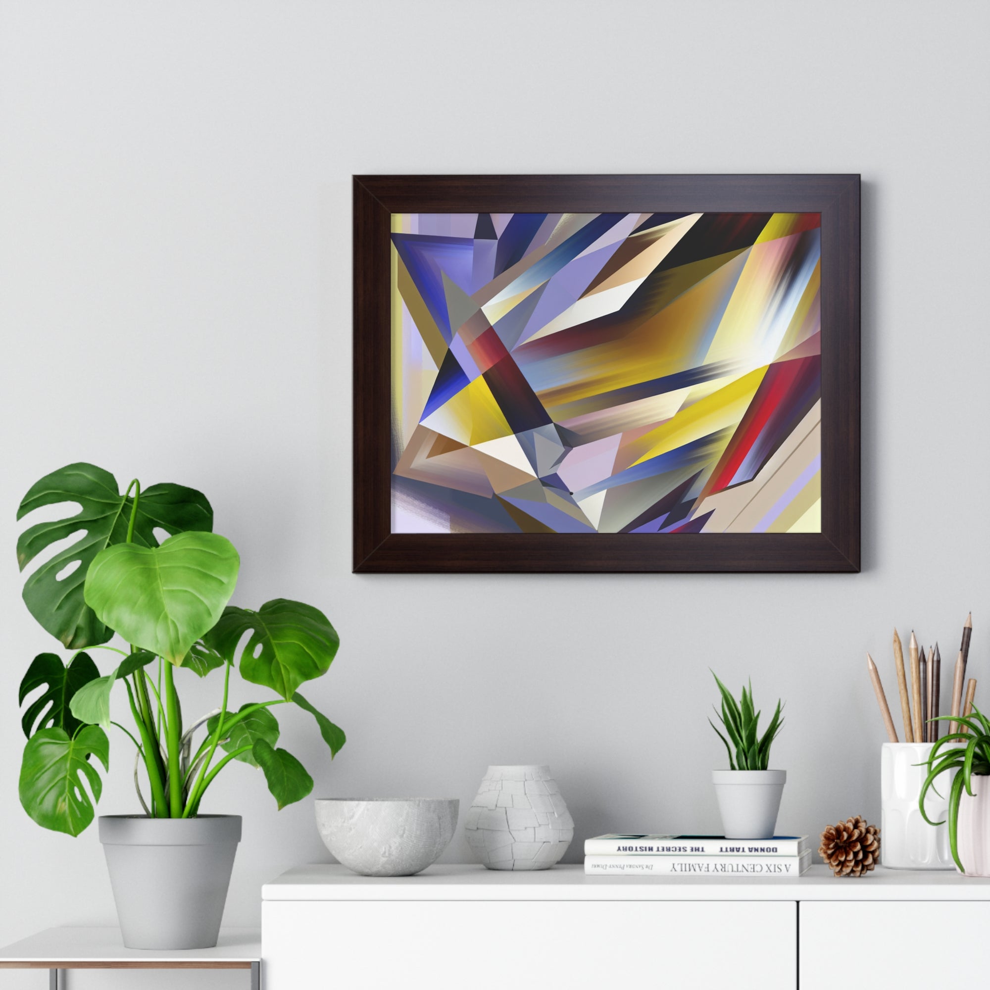 Velocity and Color Harmony | Framed Print