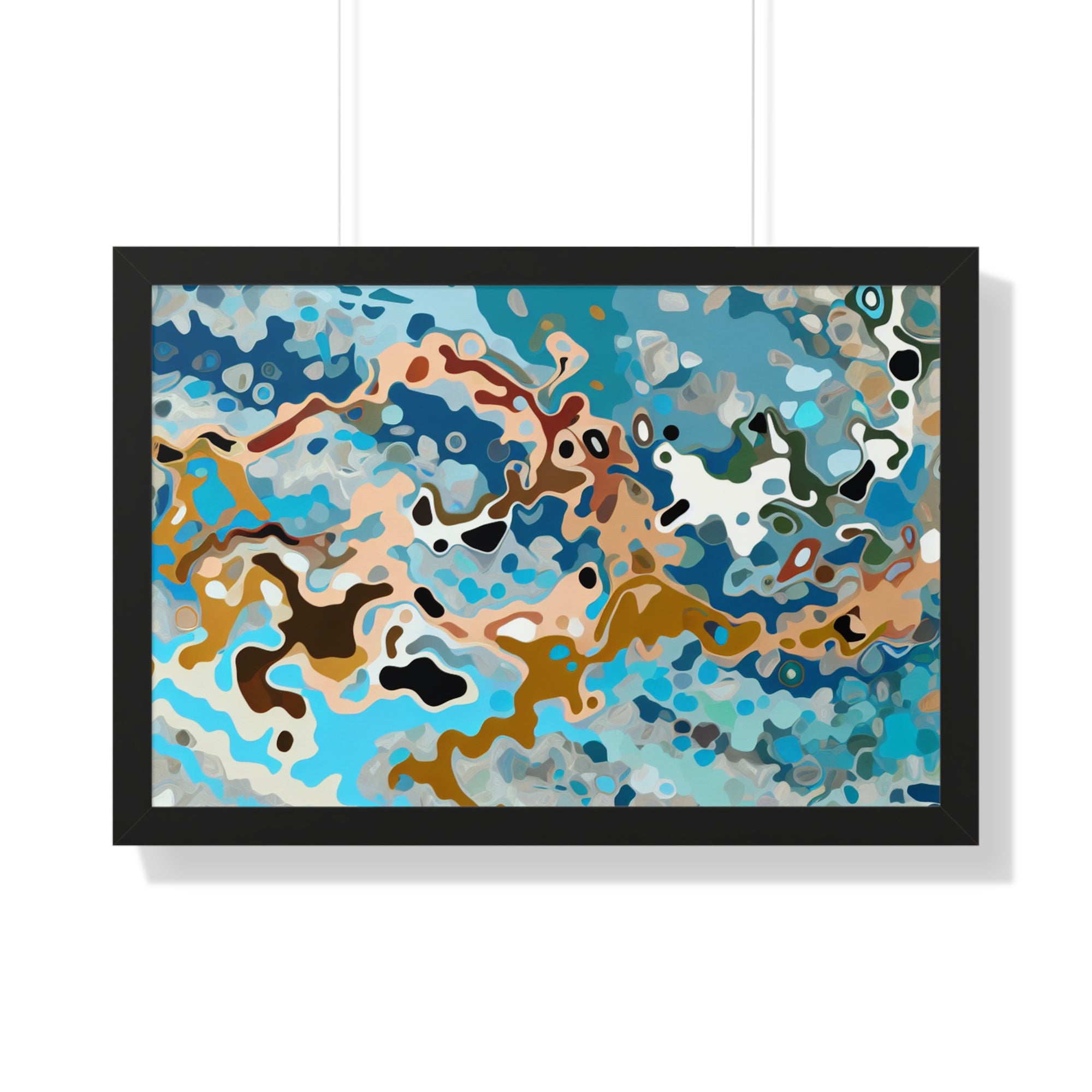 Tidal Whispers and Sands | Framed Print