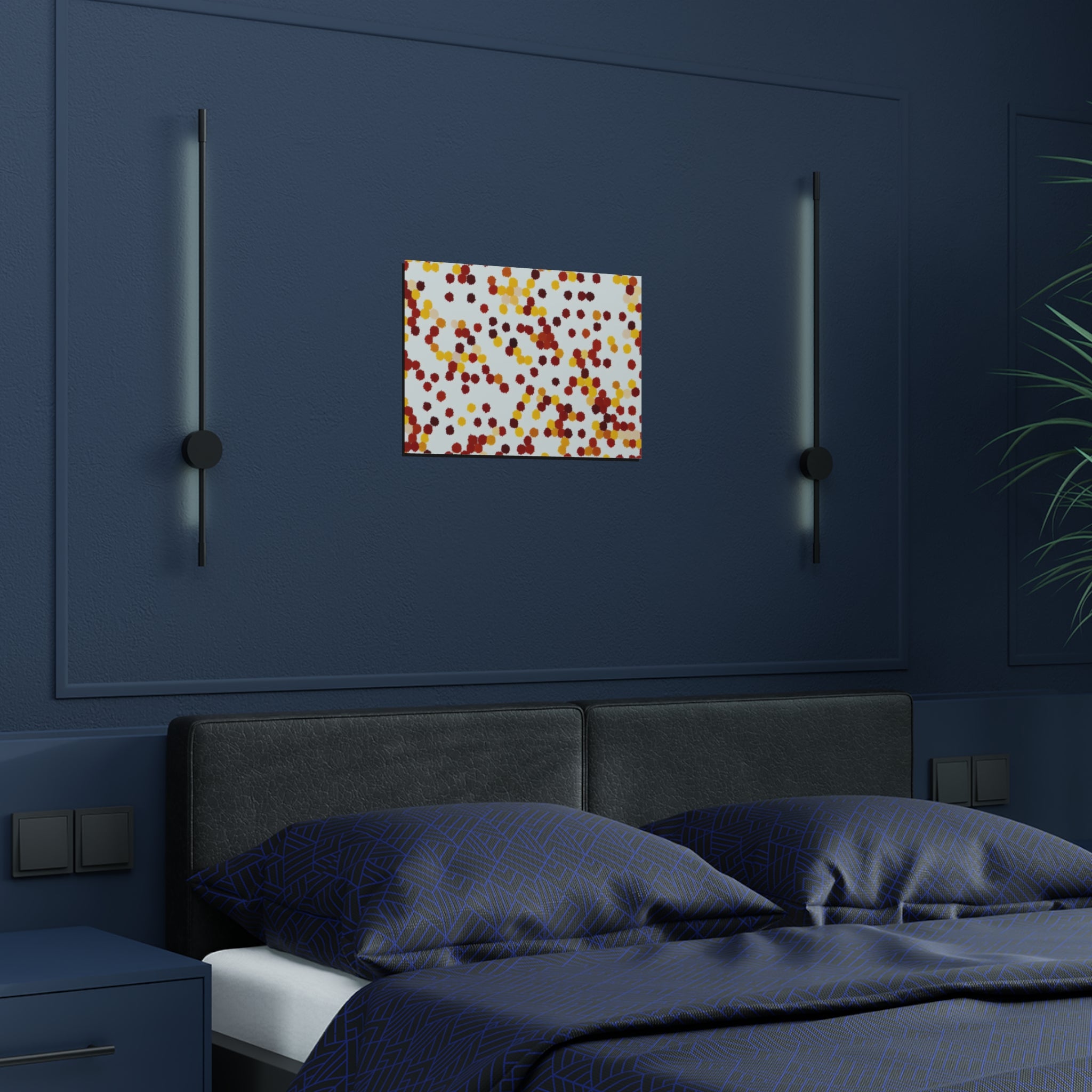 Ebullient Dots of Harmony | Satin Print