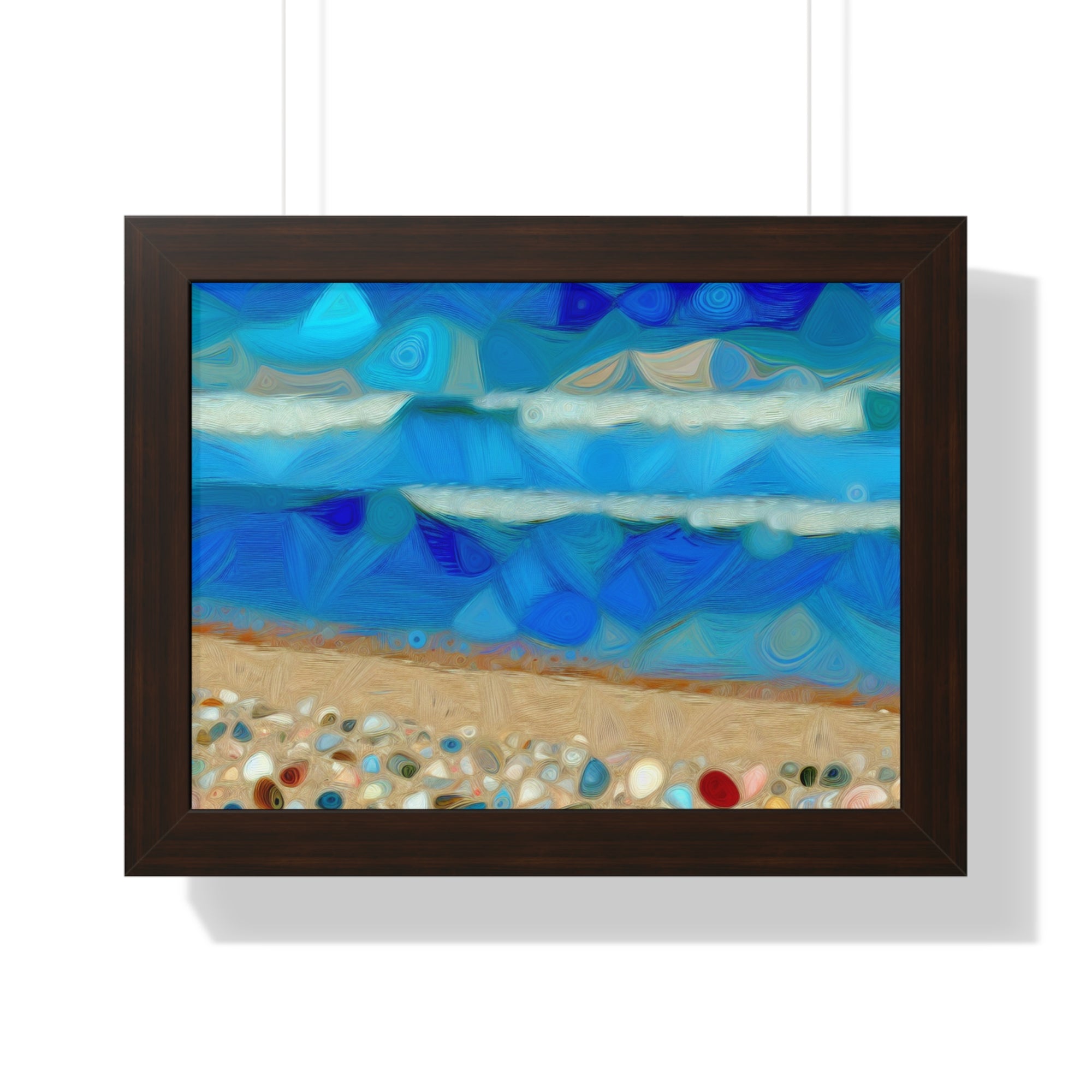 Whispers of Tidal Serenity | Framed Print