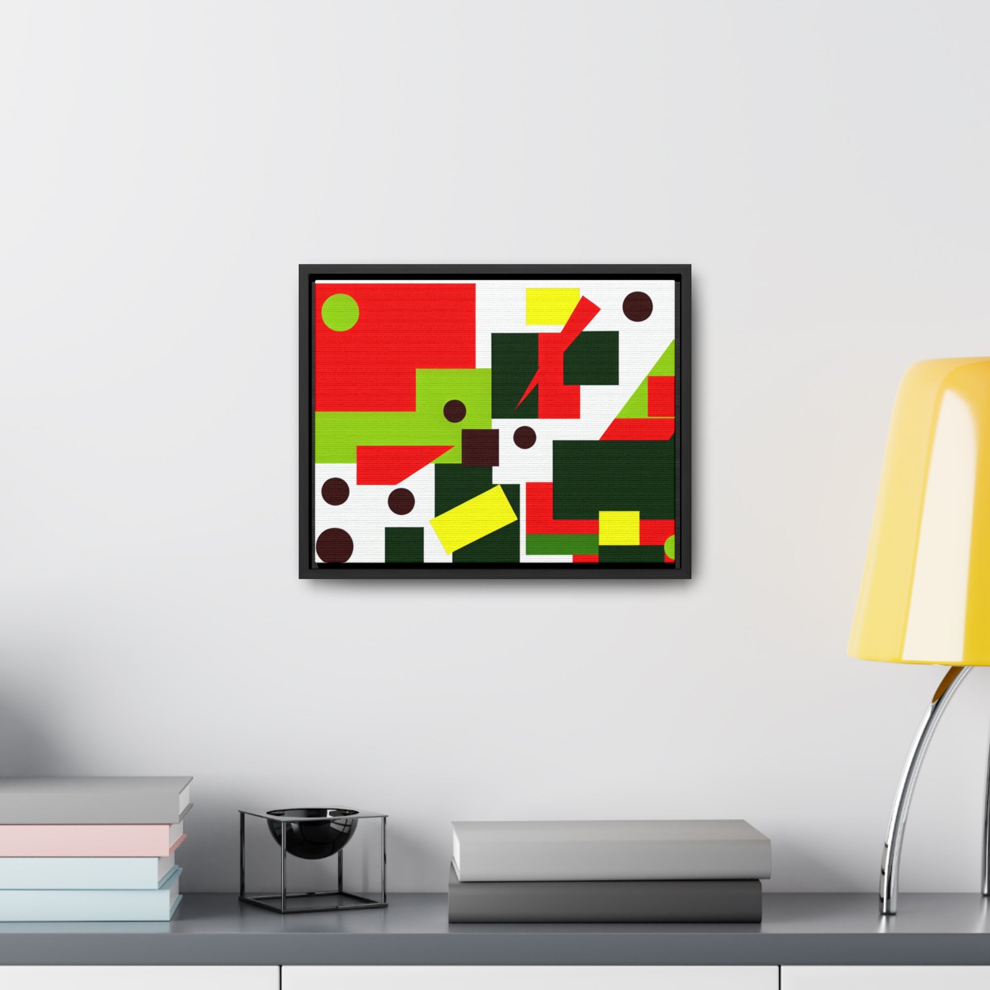 Chromatic Chaos and Order | Framed Canvas