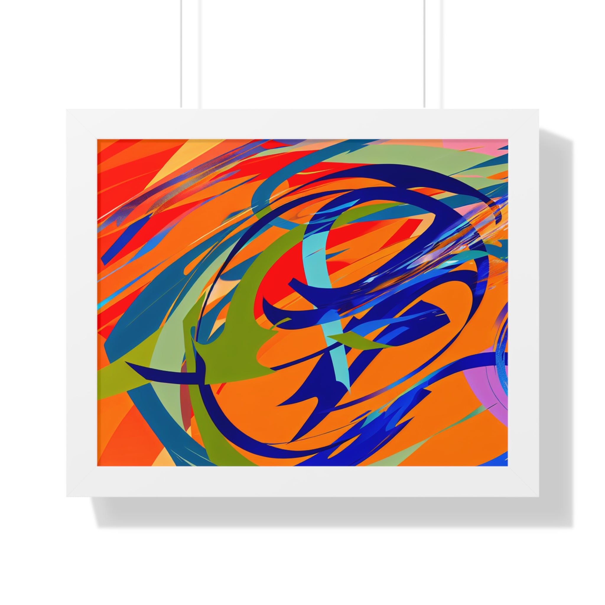 Chromatic Reverie and Motion | Framed Print