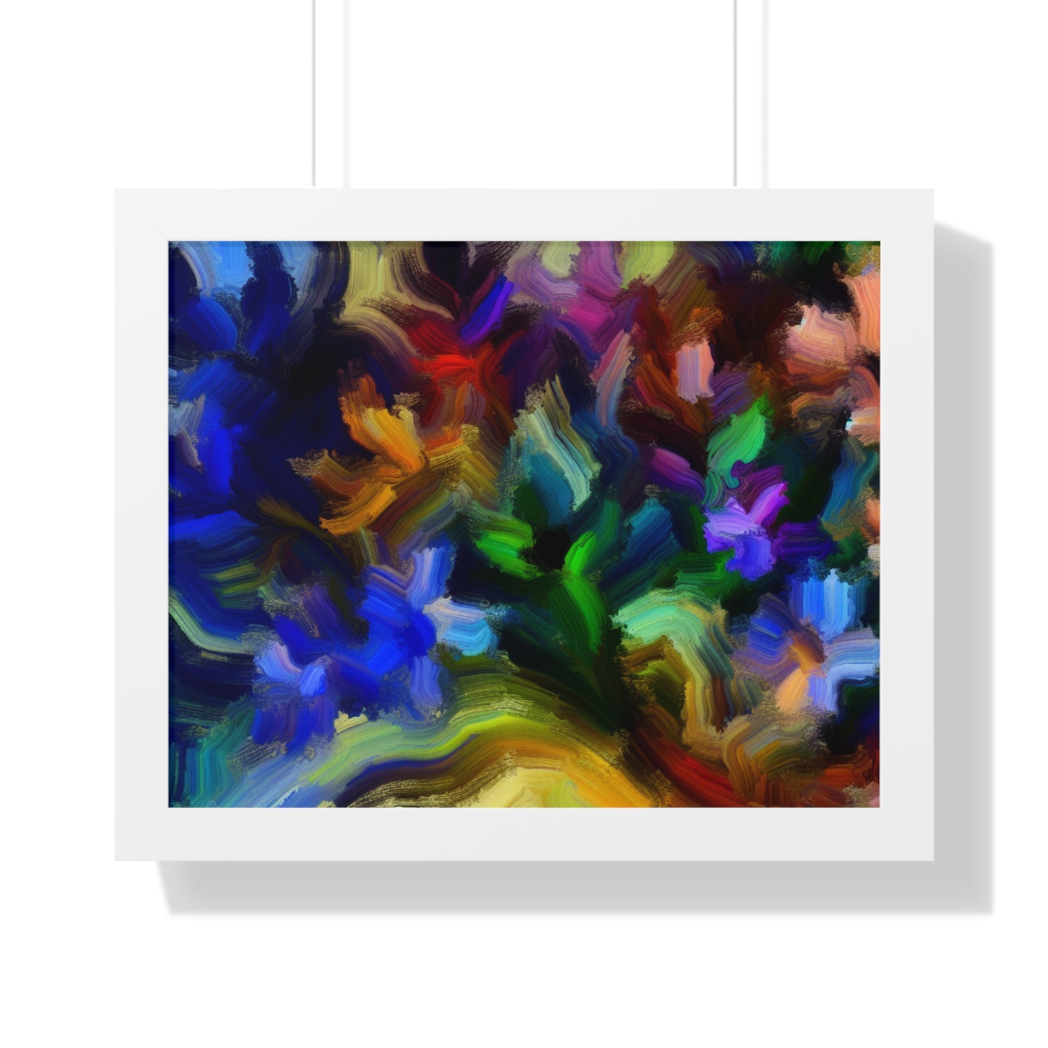 Vibrant Whispers of Flora | Framed Print