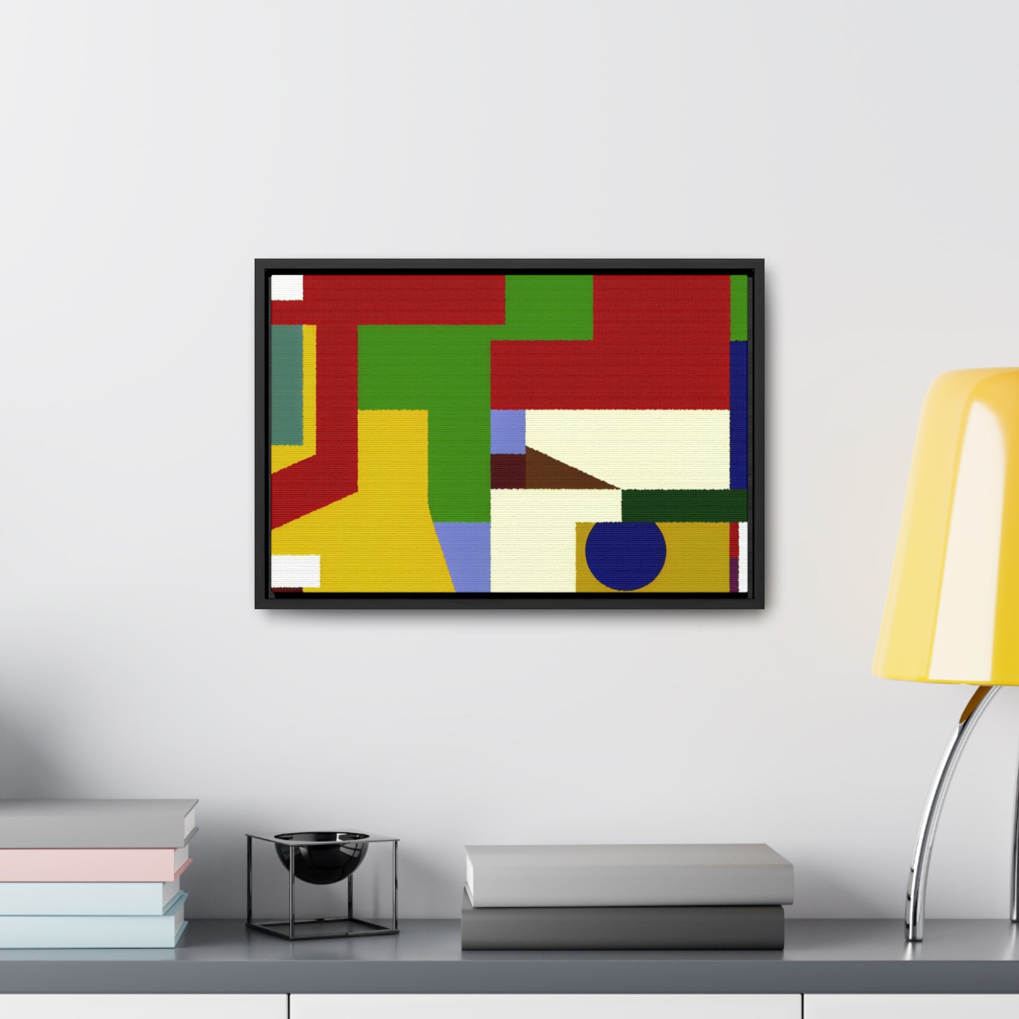 Geometric Harmony Unleashed | Framed Canvas