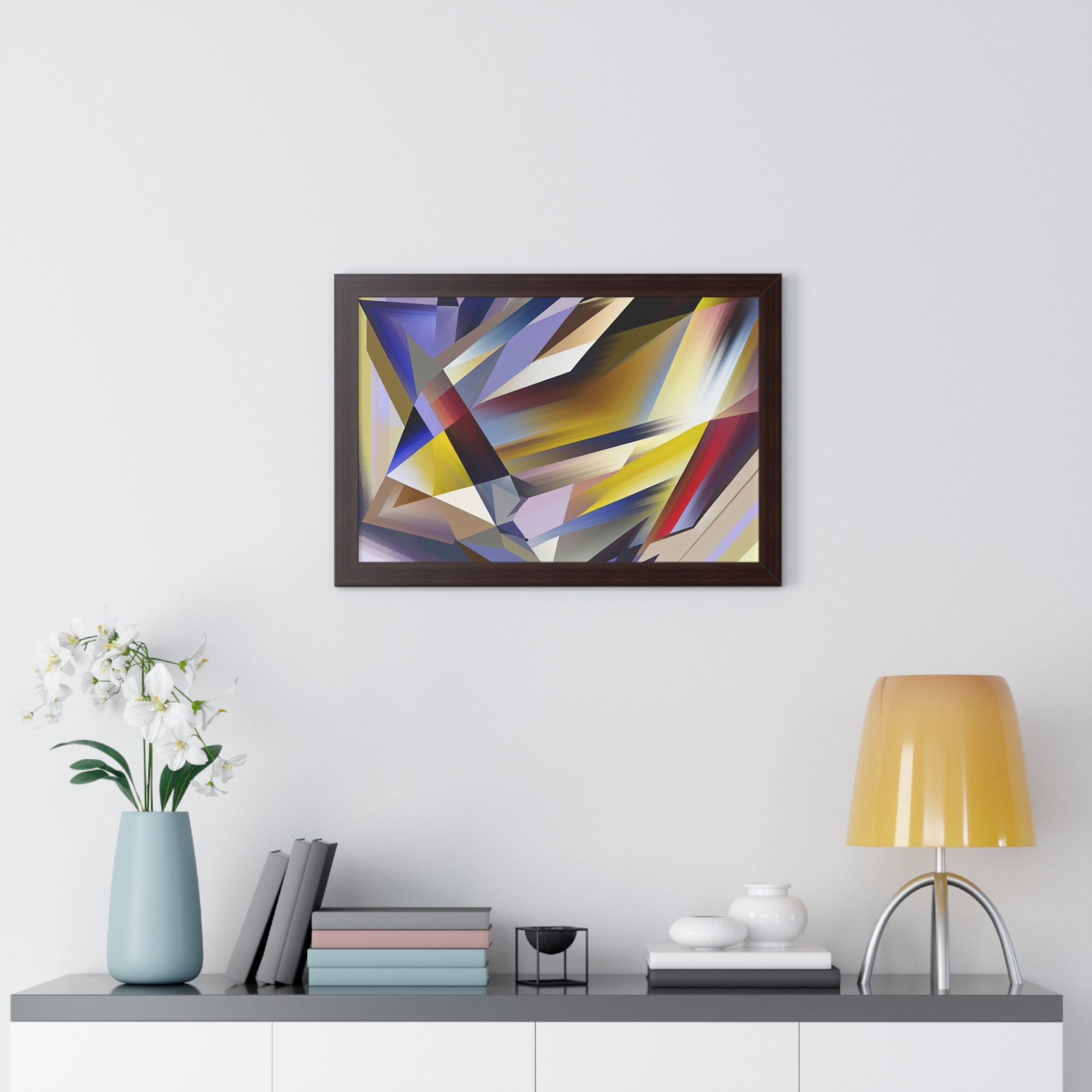 Velocity and Color Harmony | Framed Print