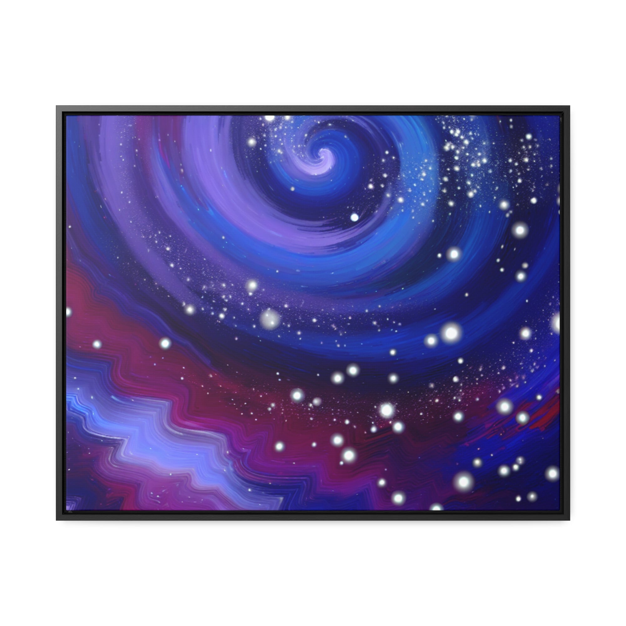 Celestial Whirlwind Dreams | Framed Canvas