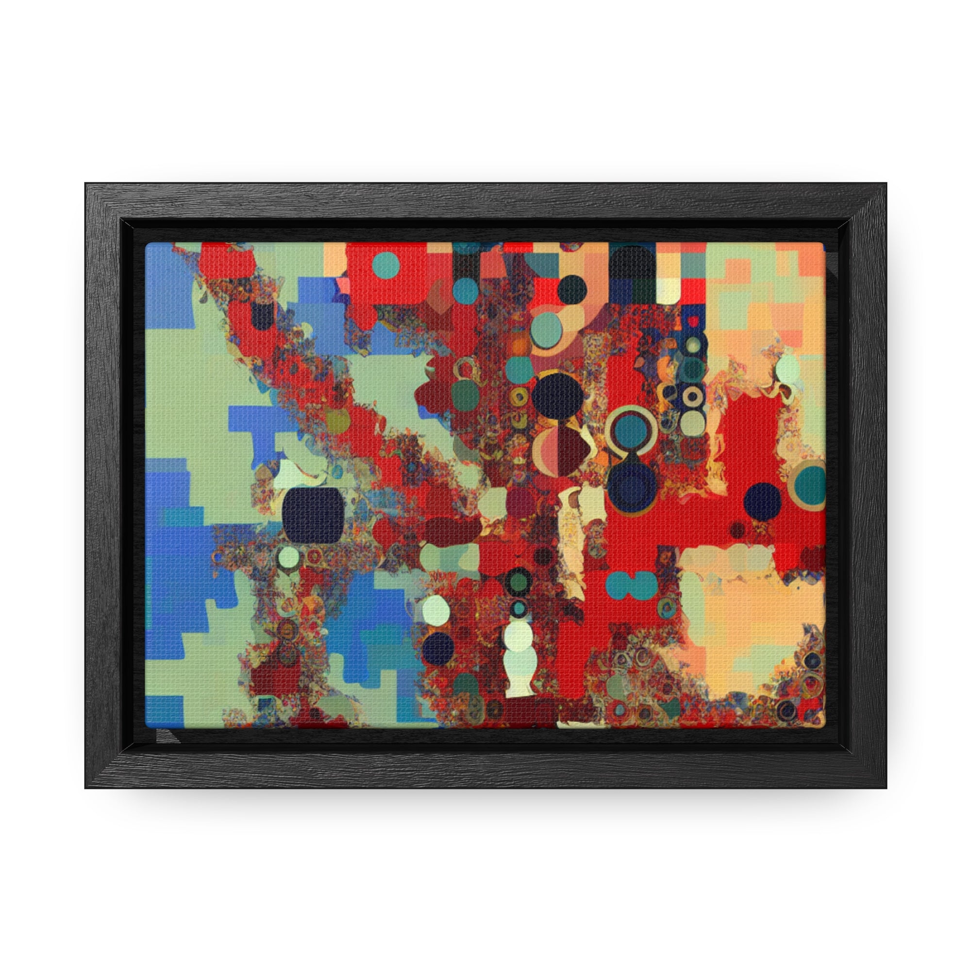 Whirls of Freedom | Framed Canvas