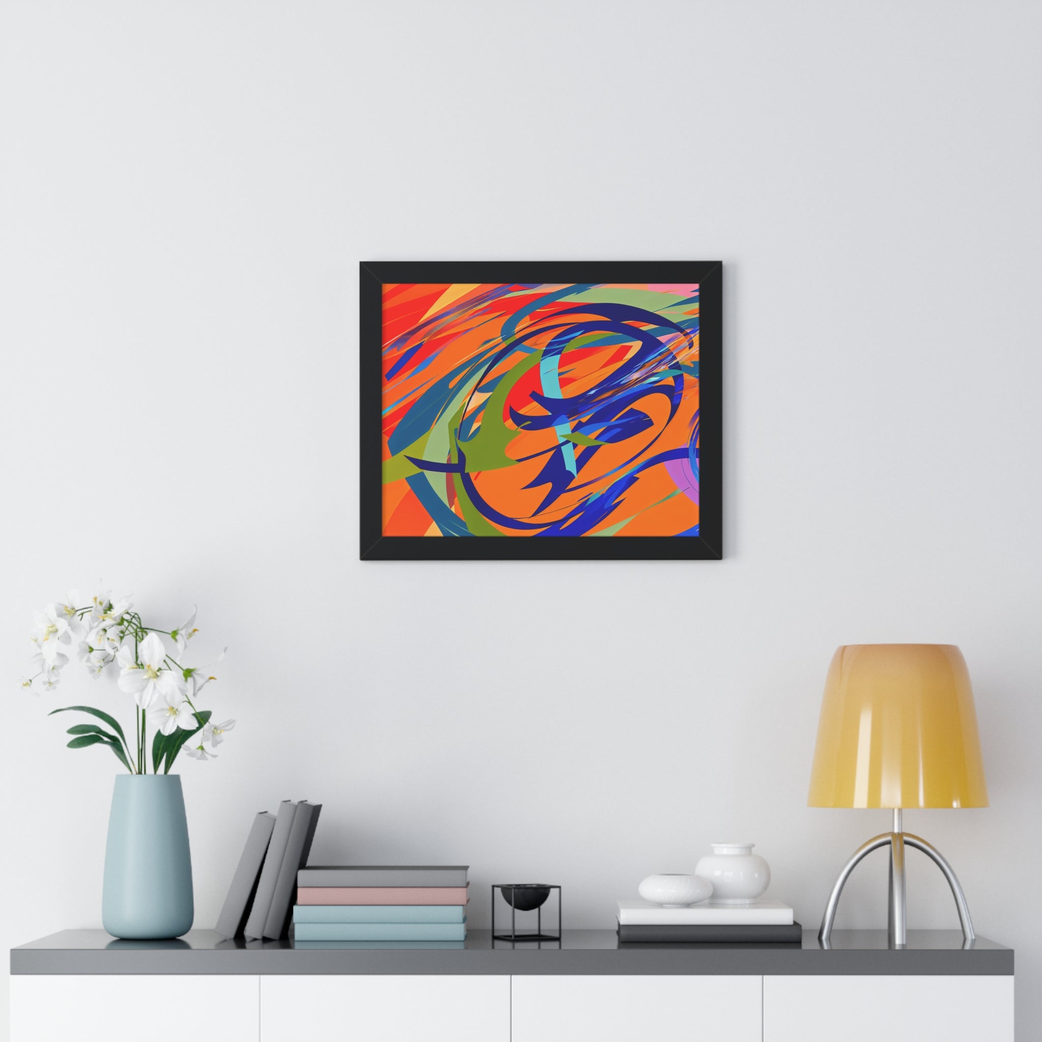 Chromatic Reverie and Motion | Framed Print