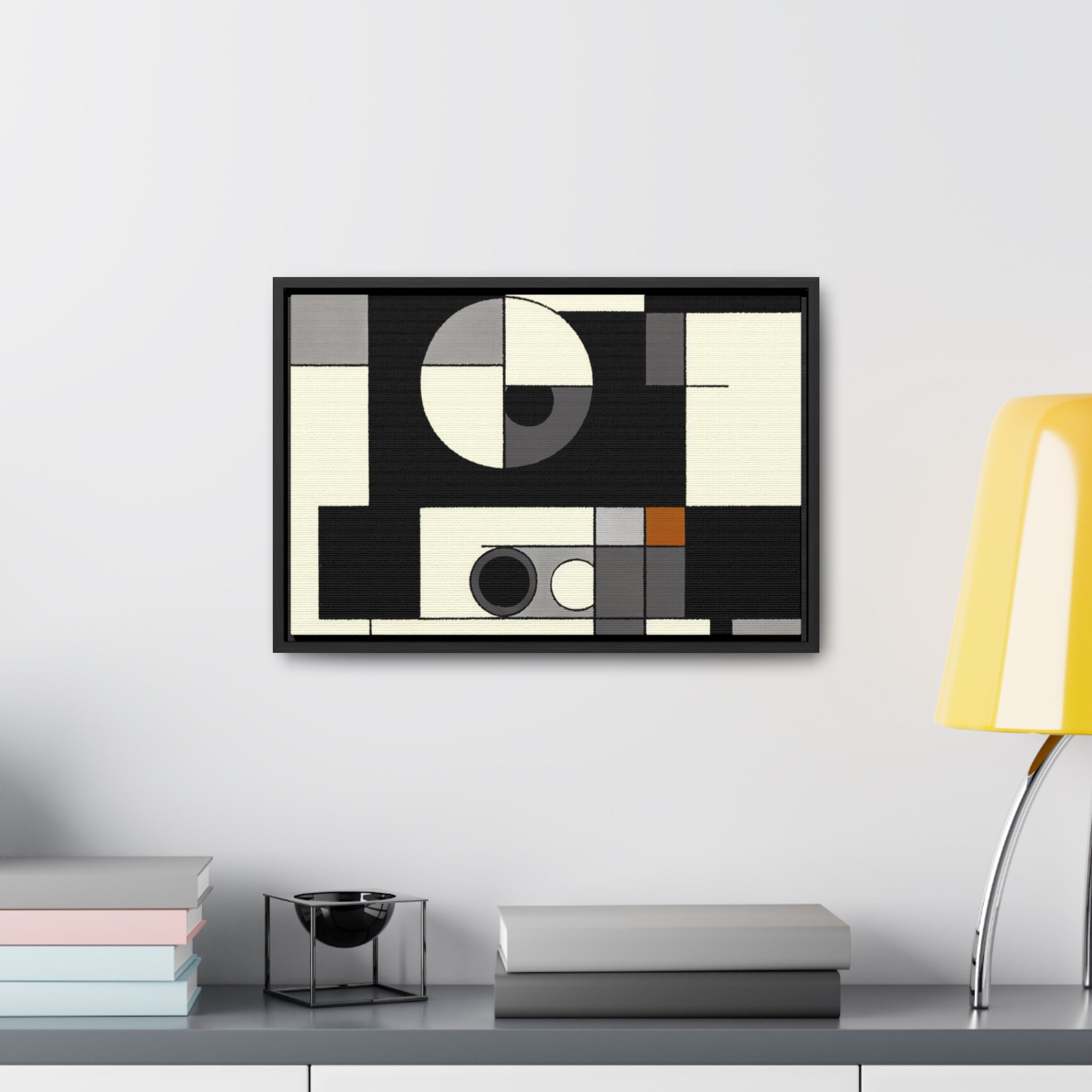 Duality in Motion | Framed Canvas