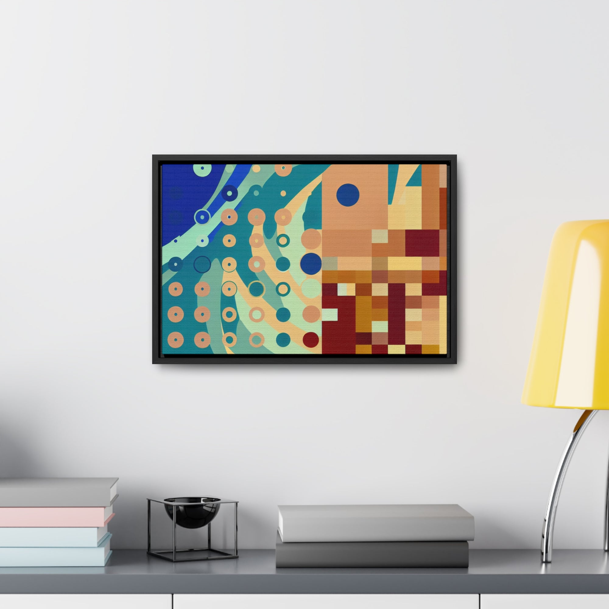 Whirlwind of Colors | Framed Canvas